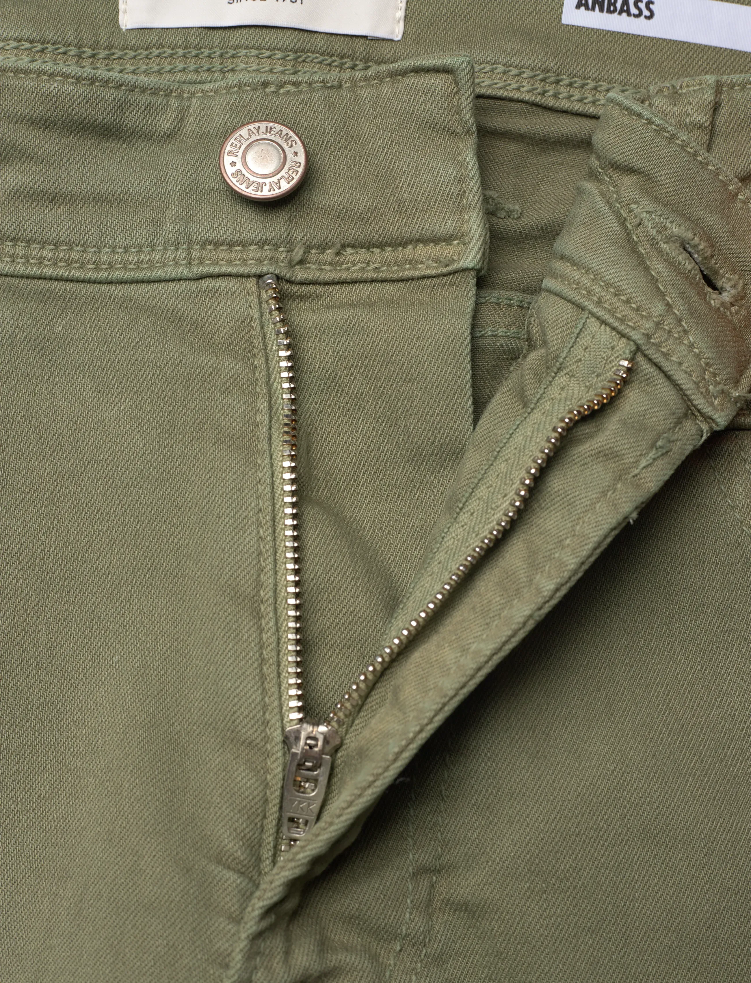 Replay - ANBASS Trousers SLIM - slim fit jeans - green - 5