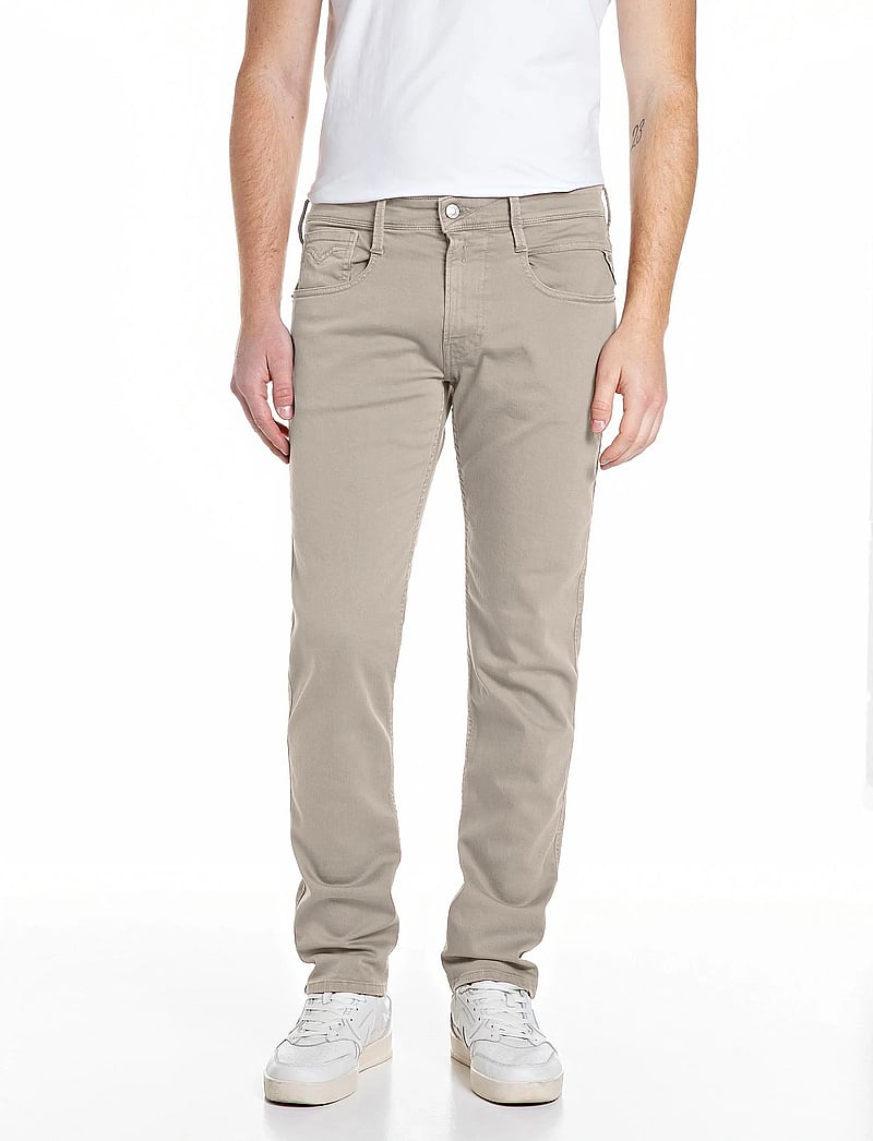 Replay - ANBASS Trousers SLIM - slim fit jeans - khaki green - 0