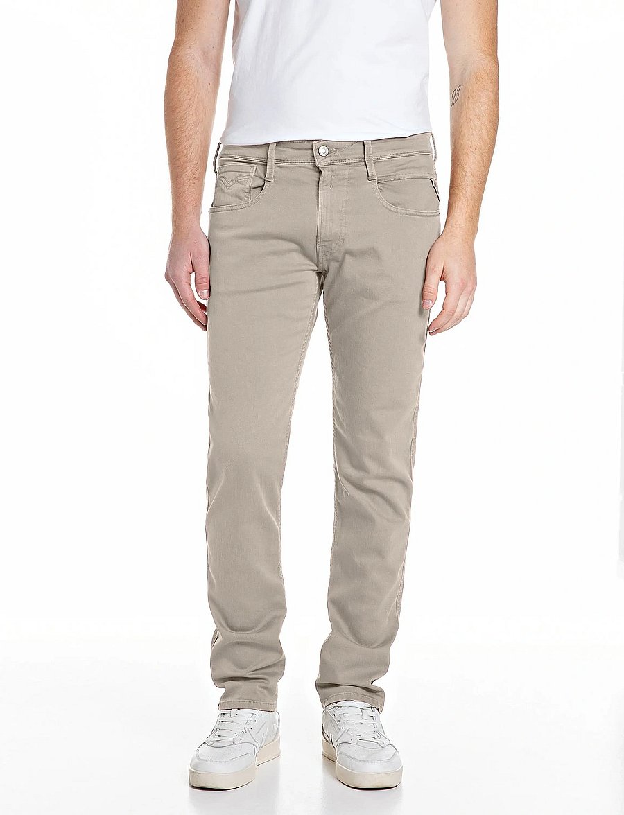 Replay - ANBASS Trousers SLIM - slim jeans - khaki green - 0