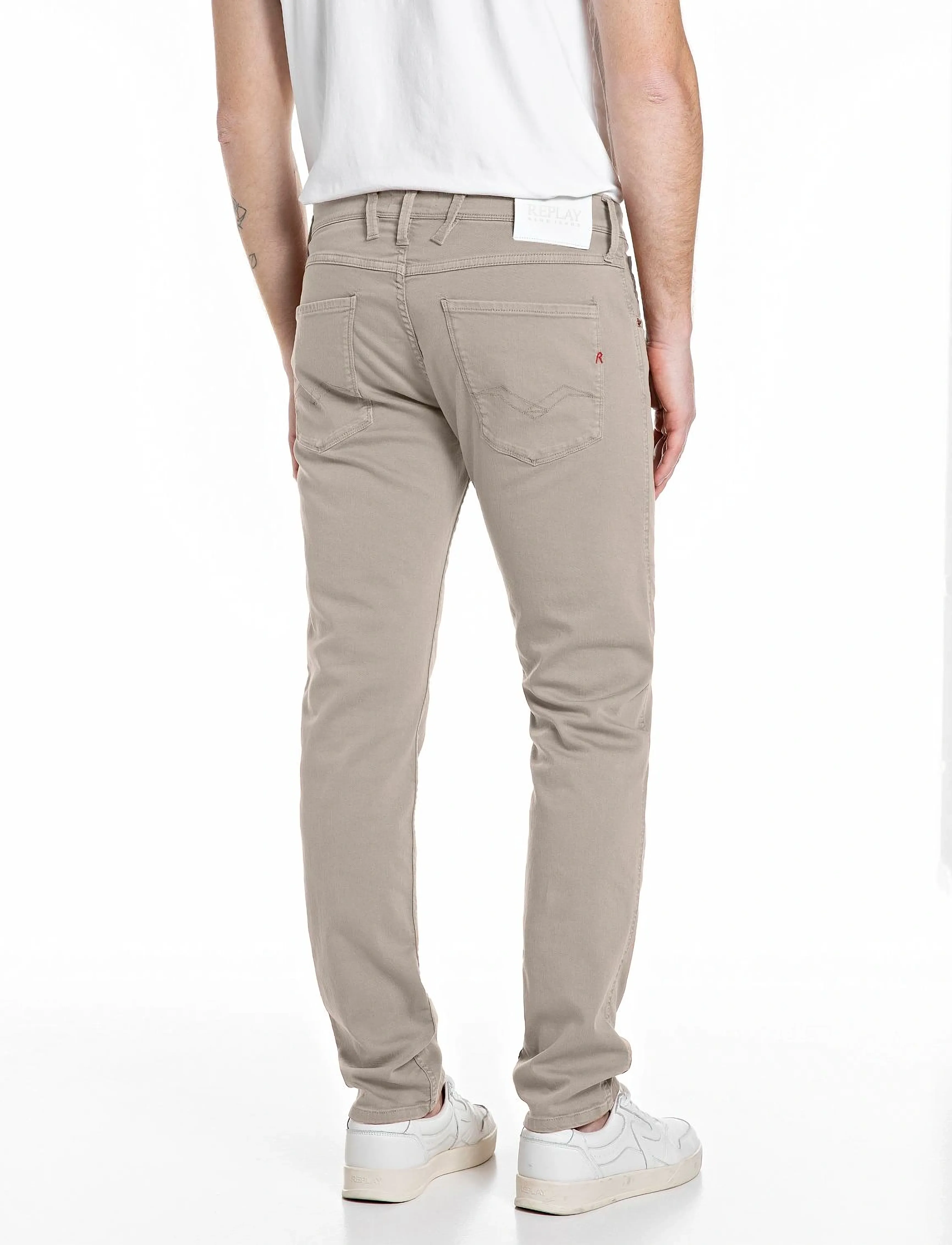 Replay - ANBASS Trousers SLIM - slim jeans - khaki green - 3