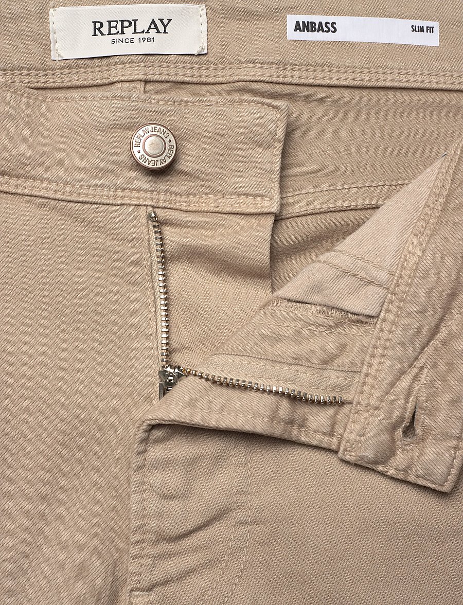 Replay - ANBASS Trousers SLIM - slim jeans - khaki green - 5