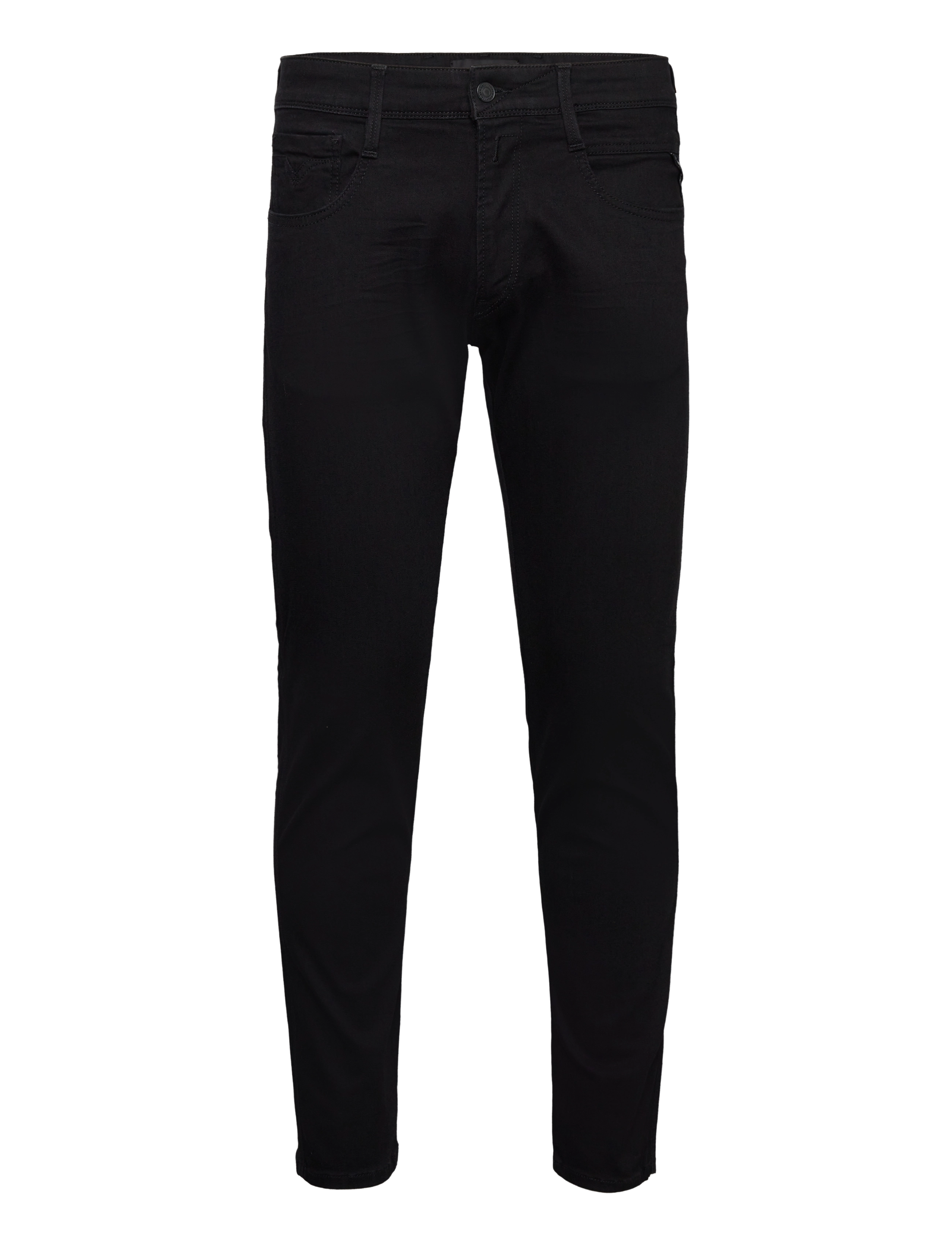 Replay Anbass Trousers Slim, Mænd, Slim Fit Bukser, Sort, Str: 34 x 34