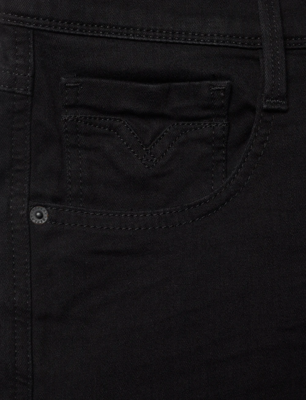 Replay - ANBASS Trousers SLIM - kitsad teksad - black - 2