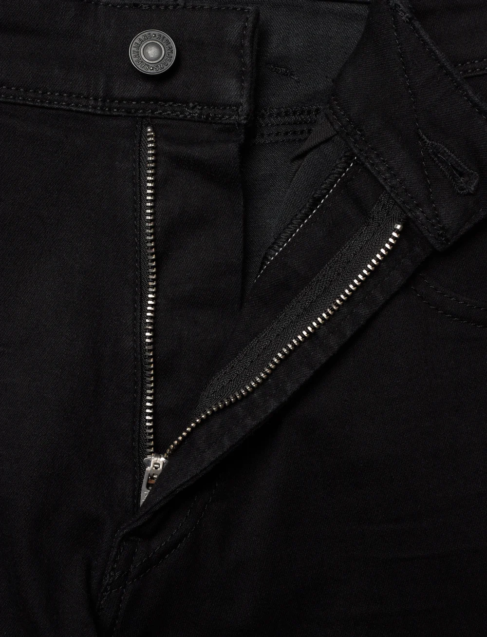 Replay - ANBASS Trousers SLIM - kitsad teksad - black - 3