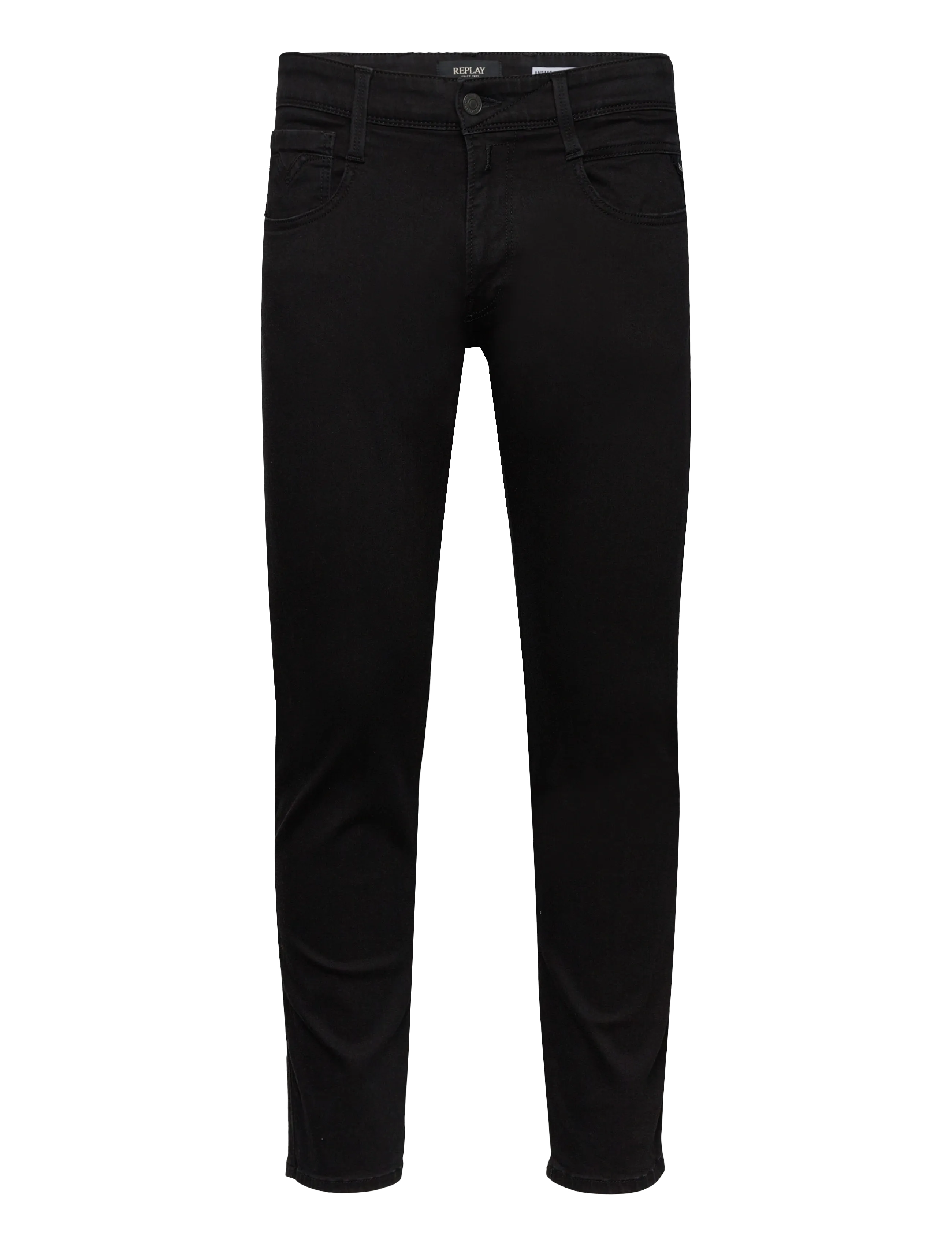 ANBASS Trousers SLIM 99 Denim - BLACK