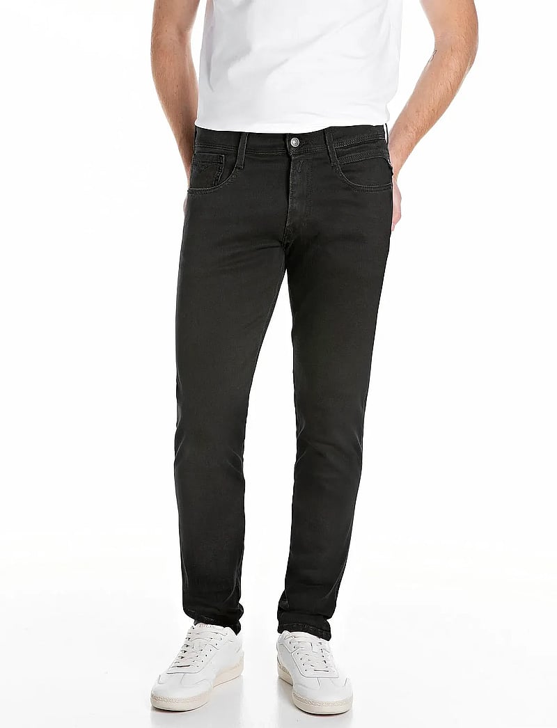 Replay - ANBASS Trousers SLIM 99 Denim - slim jeans - black - 0