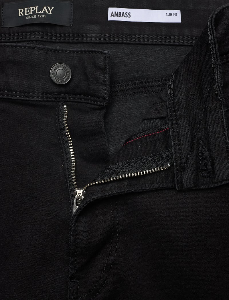 Replay - ANBASS Trousers SLIM 99 Denim - slim jeans - black - 5
