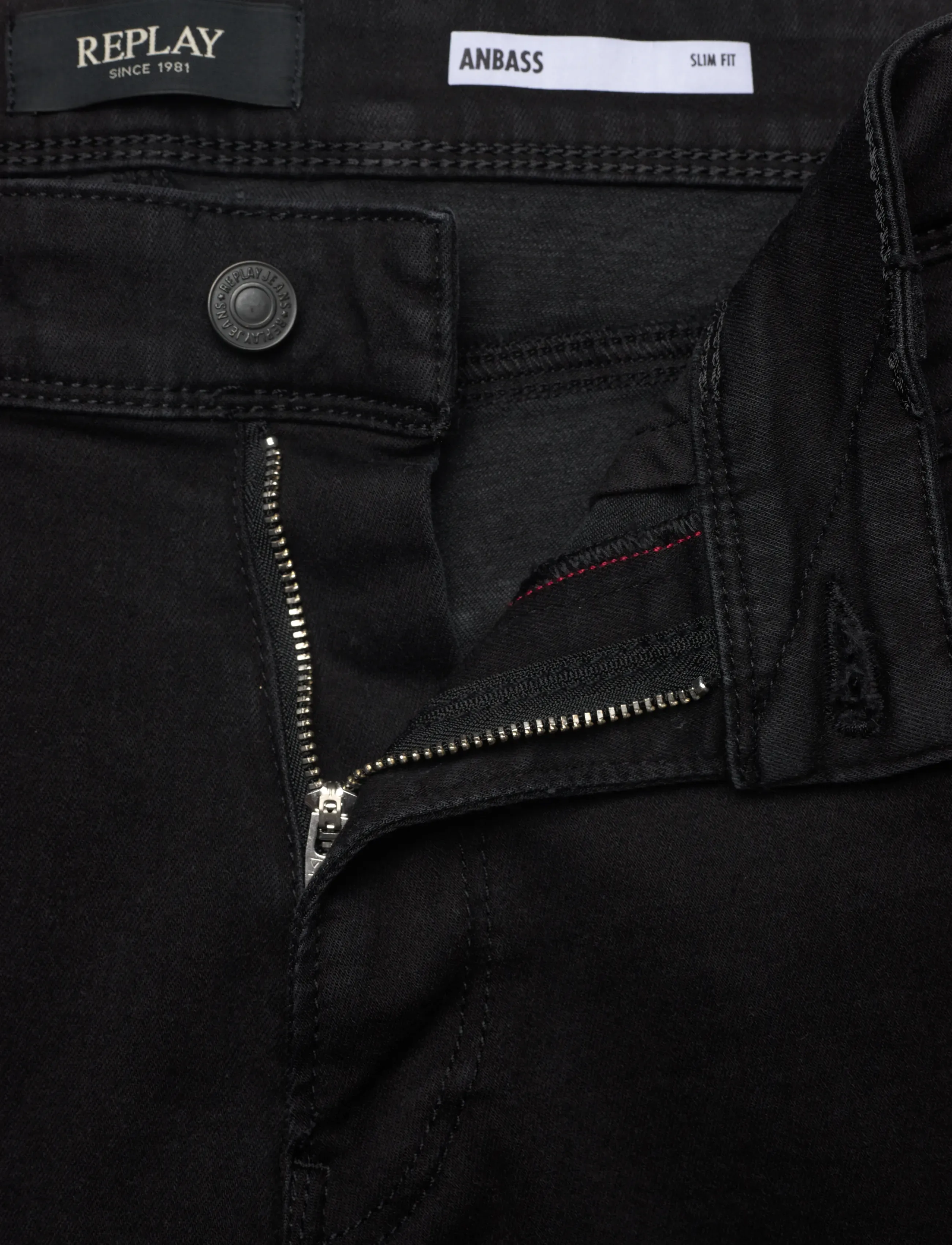 Replay - ANBASS Trousers SLIM 99 Denim - slim fit jeans - black - 5