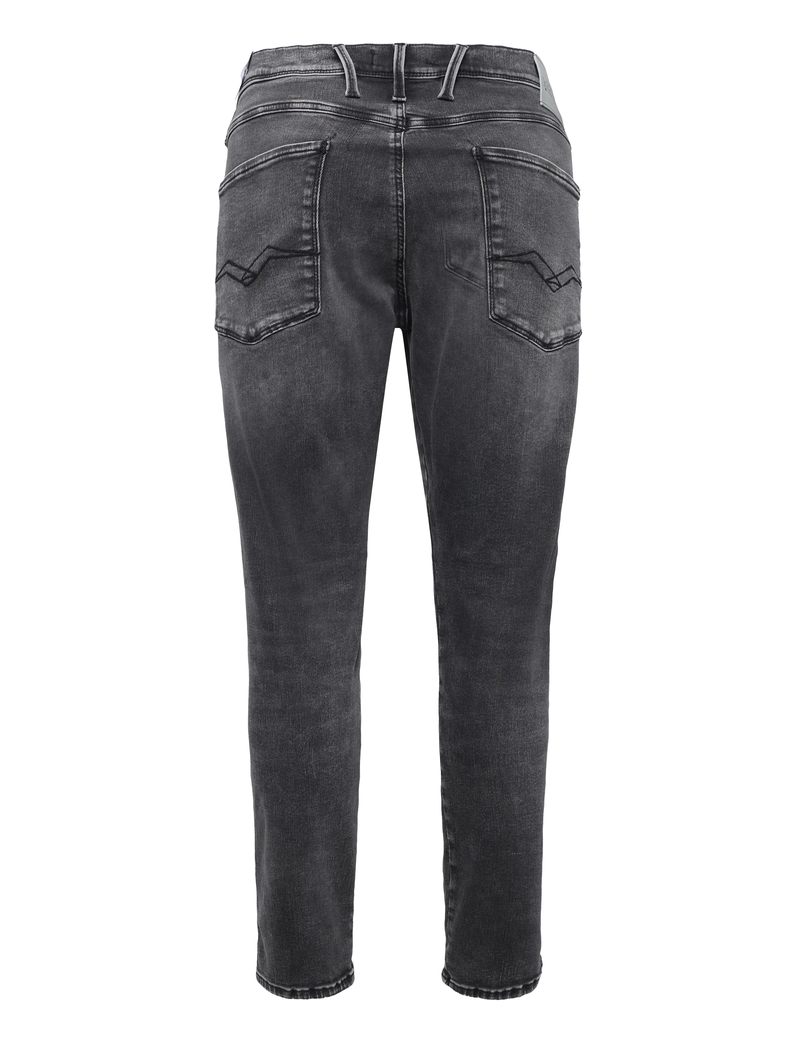 Replay - ANBASS Trousers SLIM HYPERFLEX ORIGINAL - kitsad teksad - darkgrey - 2