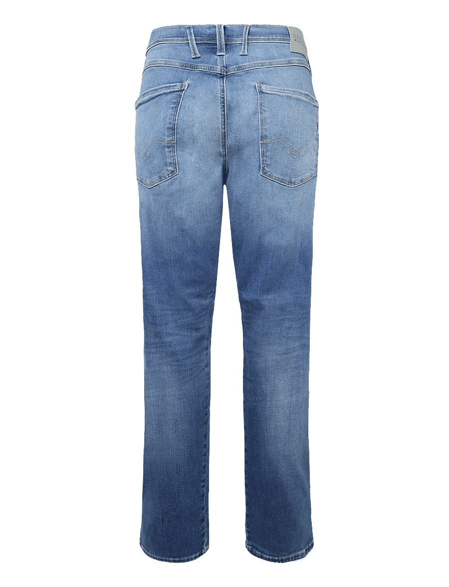 Replay - ANBASS Trousers SLIM HYPERFLEX ORIGINAL - slim-fit jeans - blue - 2