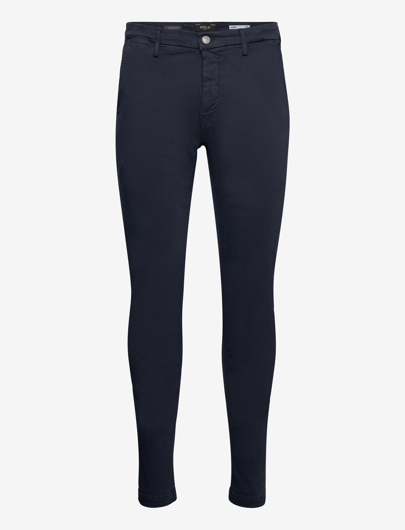 Replay - ZEUMAR Trousers SLIM Hyperchino Color Xlite - blue - 0
