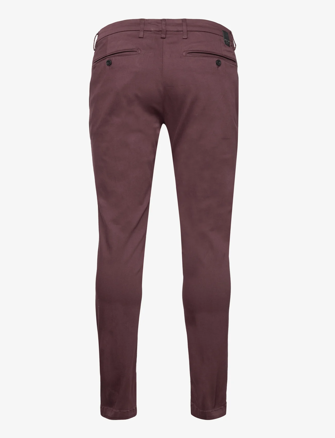 Replay - ZEUMAR Trousers Hyperchino Color Xlite - slim fit jeans - burgundy - 1