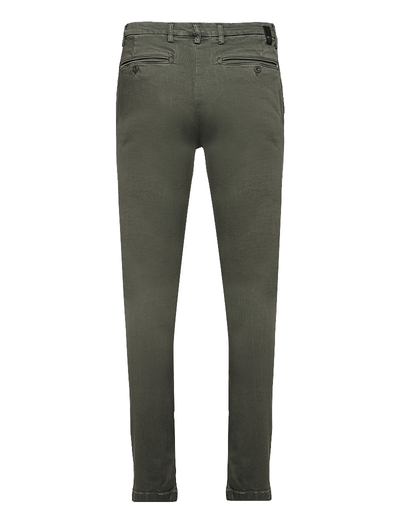 Replay - ZEUMAR Trousers SLIM Hyperchino Color Xlite - chinos - green - 2