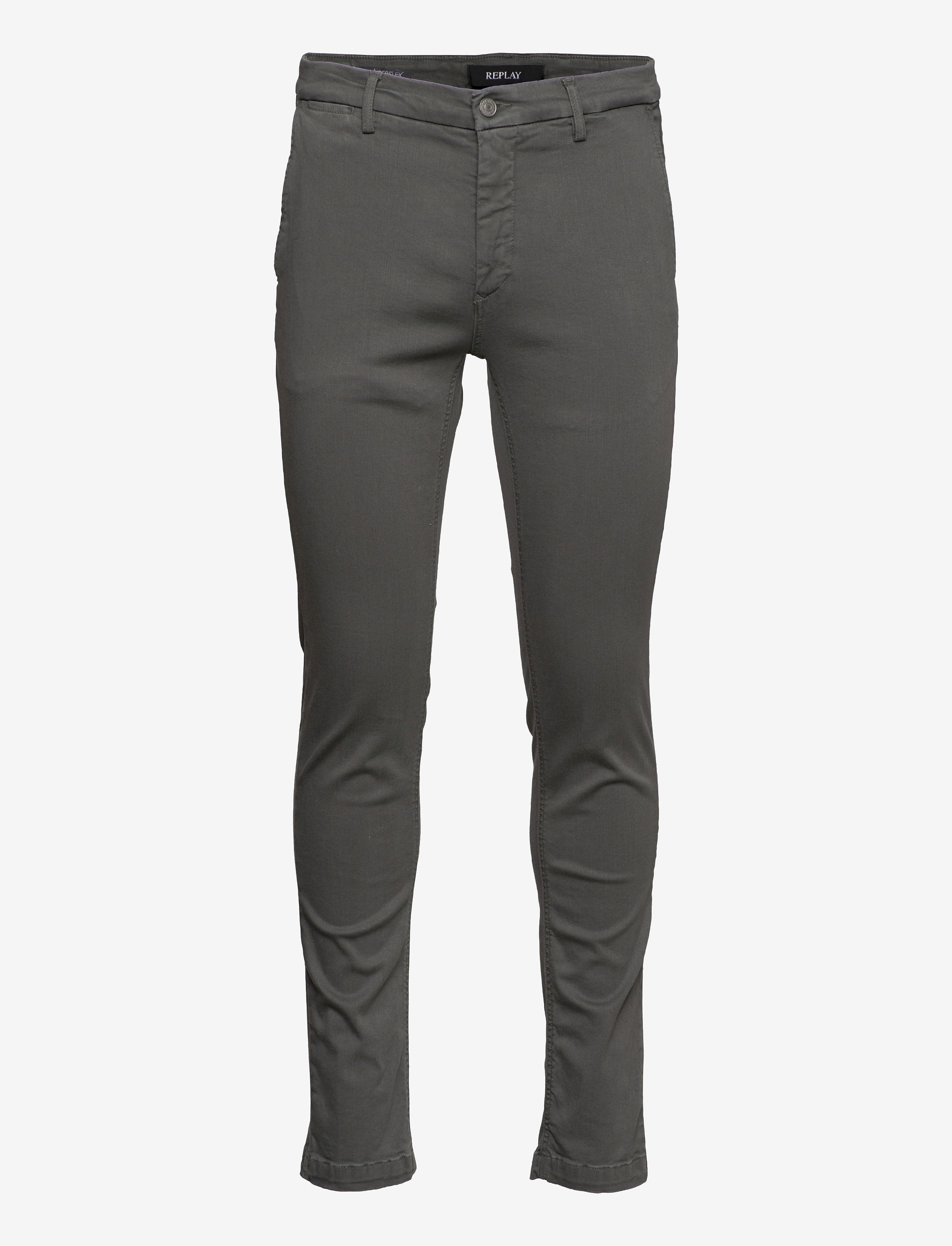 ZEUMAR Trousers SLIM Hyperchino Color Xlite - GREY MOUSE