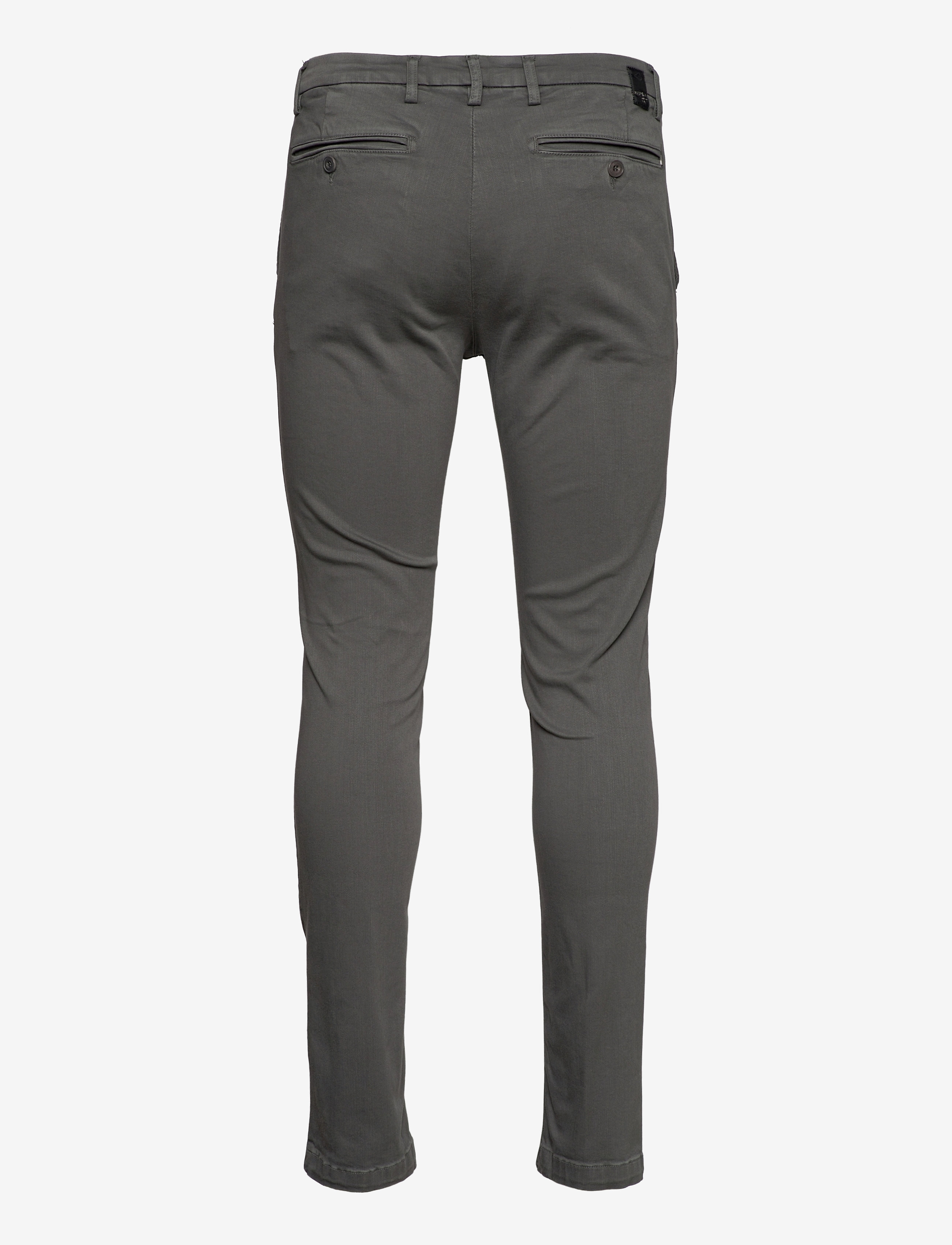 Replay - ZEUMAR Trousers SLIM Hyperchino Color Xlite - chinos - grey mouse - 1