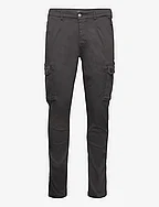 JAAN Trousers SLIM Hypercargo Color - BLACK