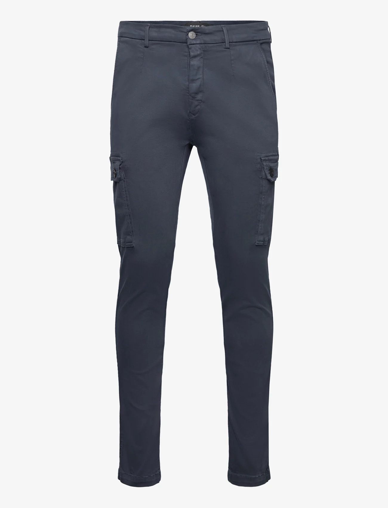 Replay - JAAN Trousers SLIM Hypercargo Color - bojówki - blue - 0