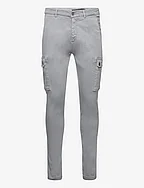 JAAN Trousers SLIM Hypercargo Color - GREY