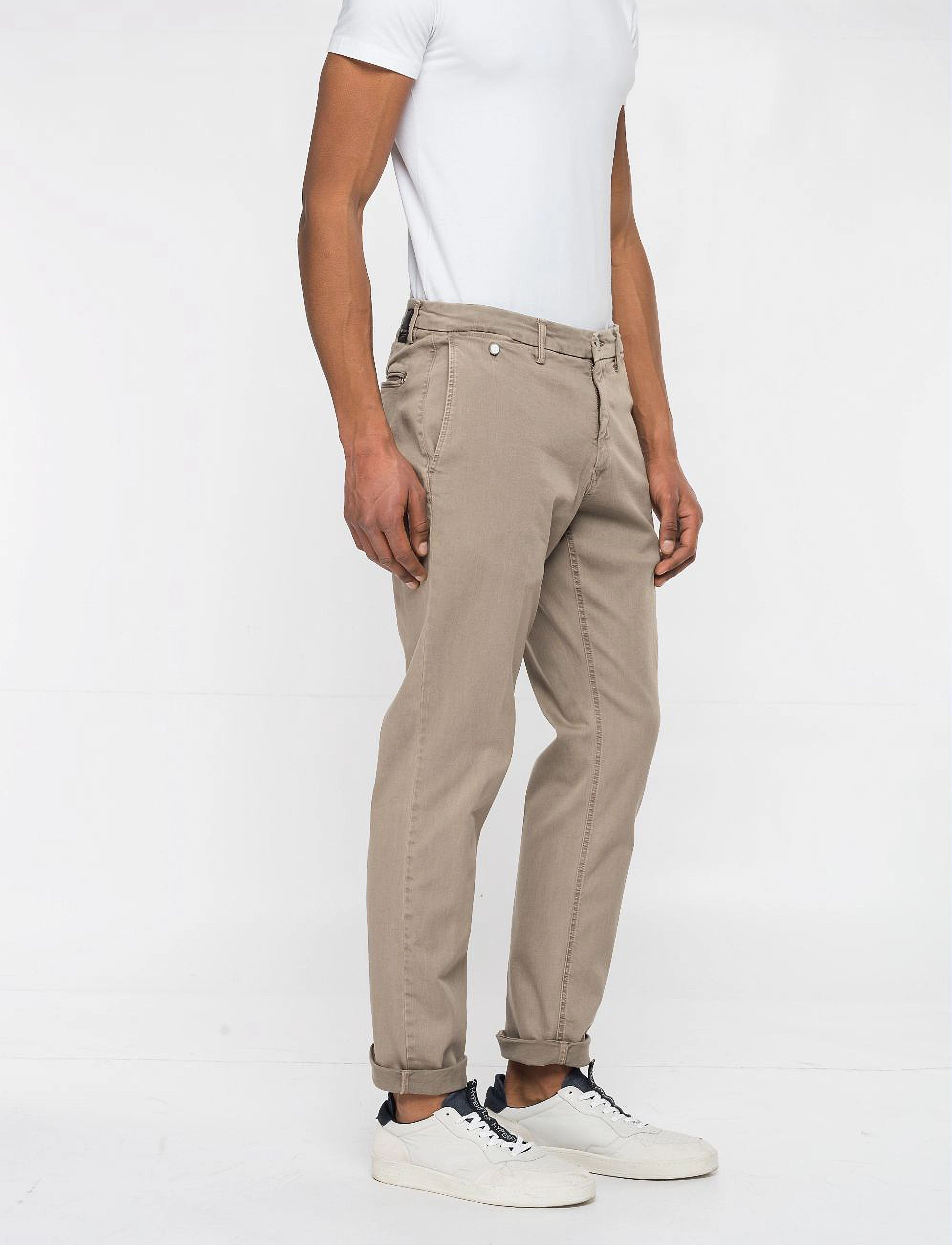 Replay - BENNI Trousers REGULAR Hyperchino Color Xlite - beige - 3