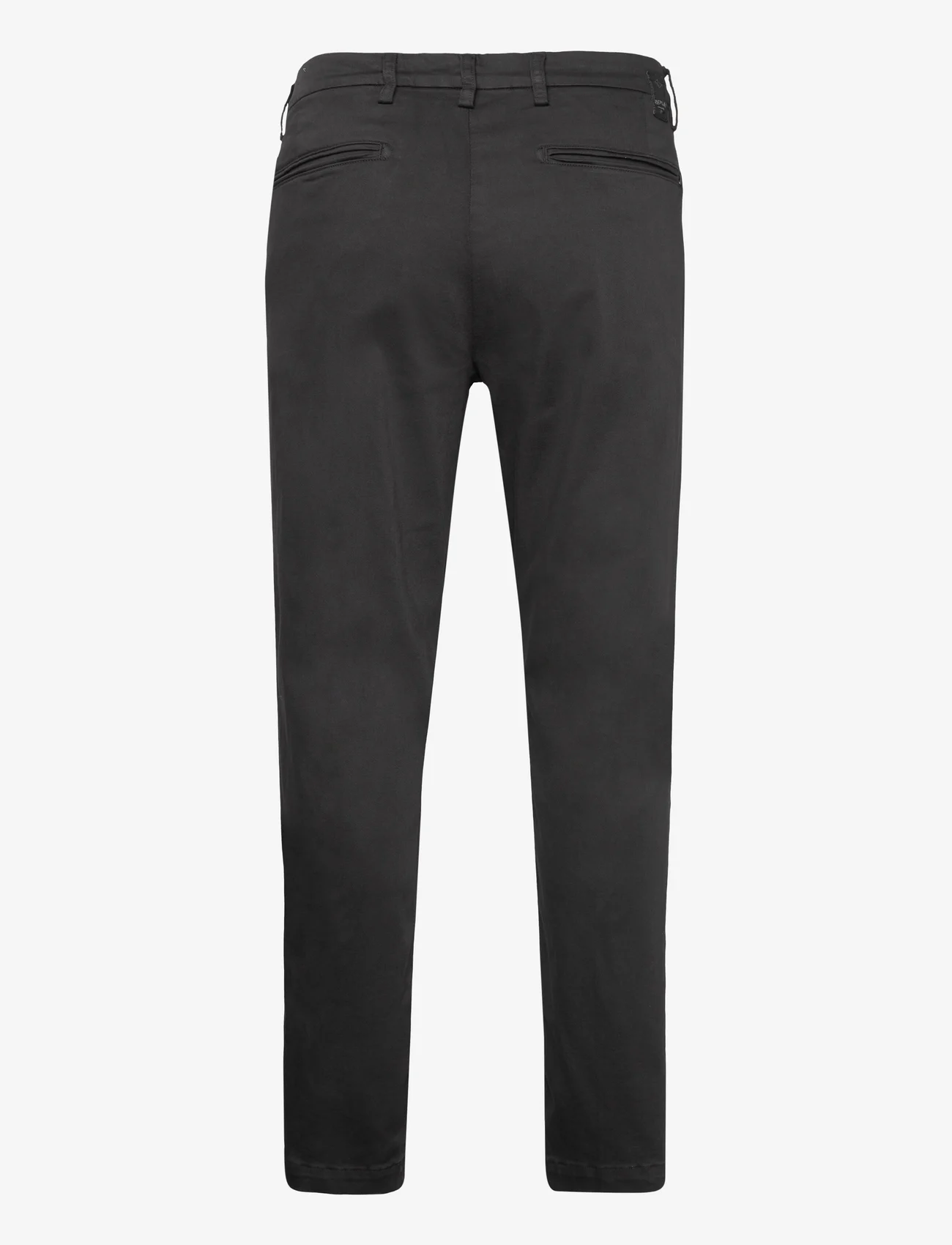 Replay - BENNI Trousers REGULAR Hyperchino Color Xlite - chinot - black - 1