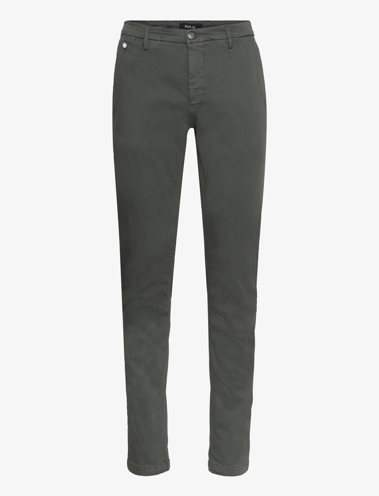 Replay - BENNI Trousers REGULAR Hyperchino Color Xlite - „chino“ stiliaus kelnės - green - 0