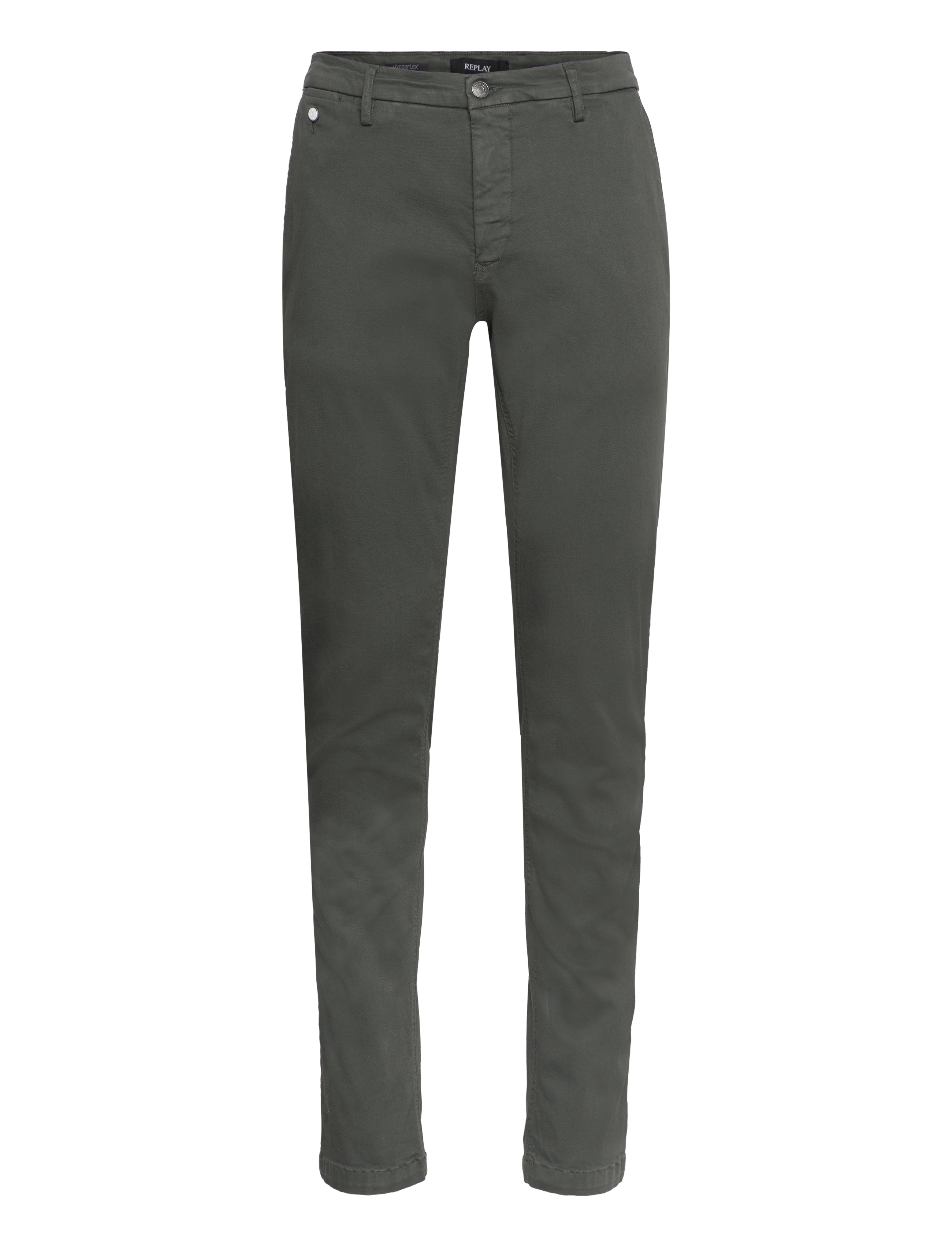 Replay - BENNI Trousers REGULAR Hyperchino Color Xlite - green - 1