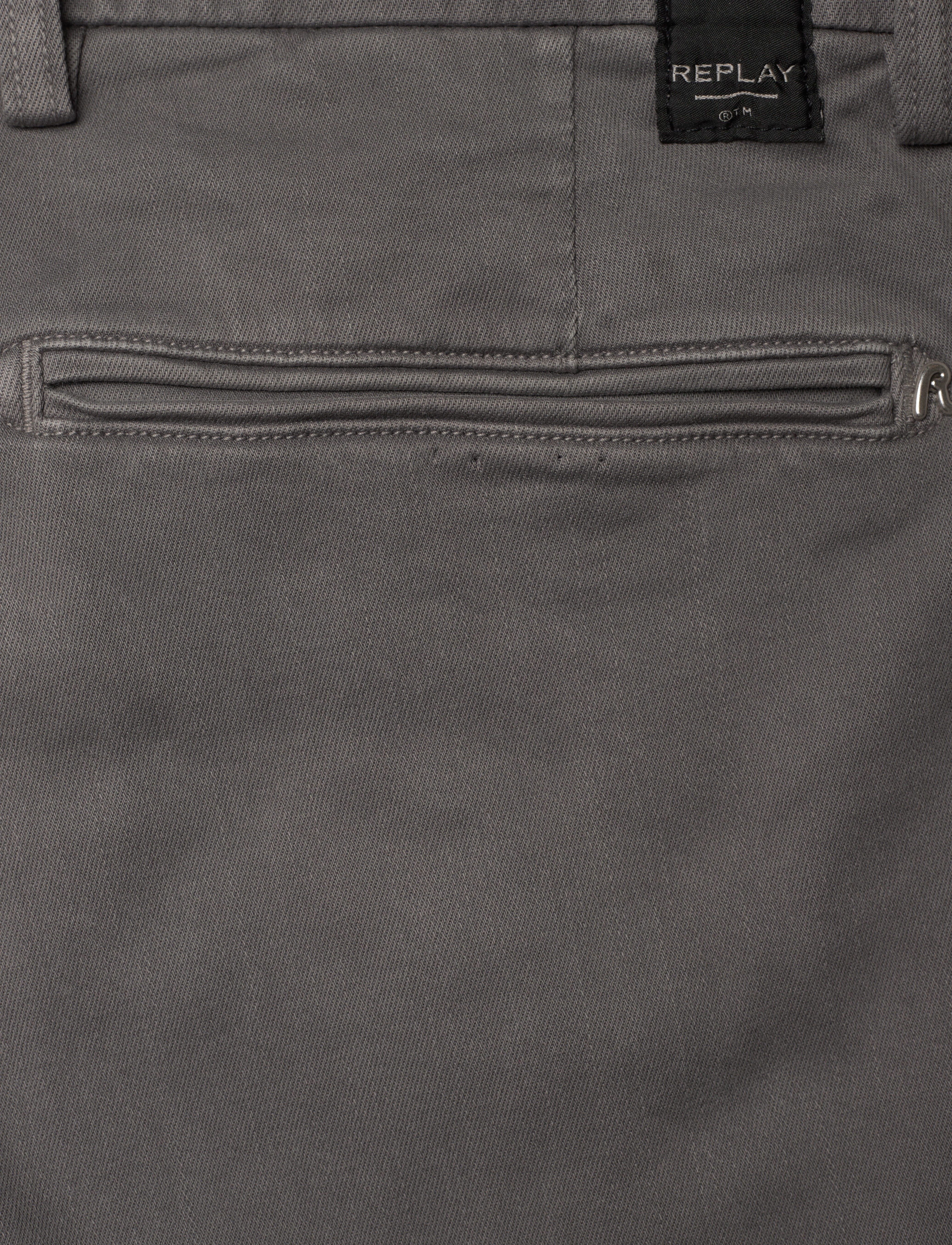 Replay - BENNI Trousers REGULAR Hyperchino Color Xlite - grey - 5
