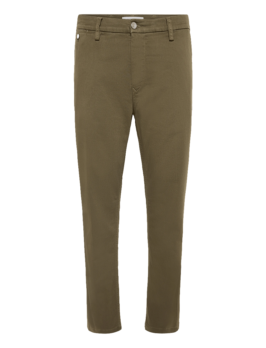 Replay - BENNI REGULAR Hyperchino Color Xlite DENIM Trousers - freizeithosen - green - 0