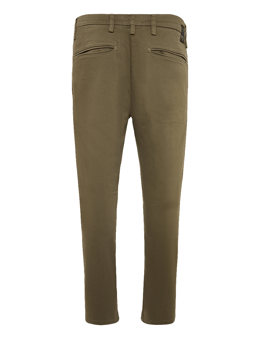 Replay - BENNI REGULAR Hyperchino Color Xlite DENIM Trousers - freizeithosen - green - 1