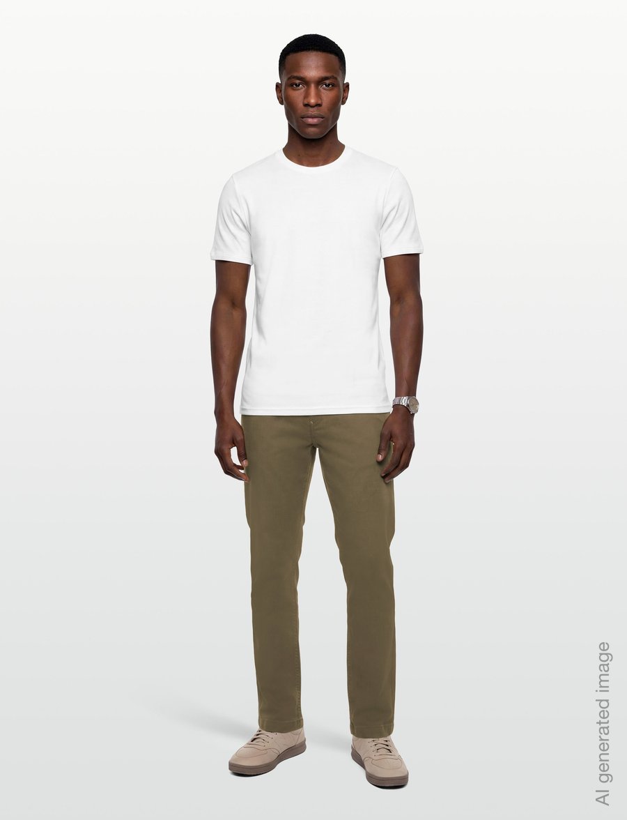 Replay - BENNI REGULAR Hyperchino Color Xlite DENIM Trousers - freizeithosen - green - 0