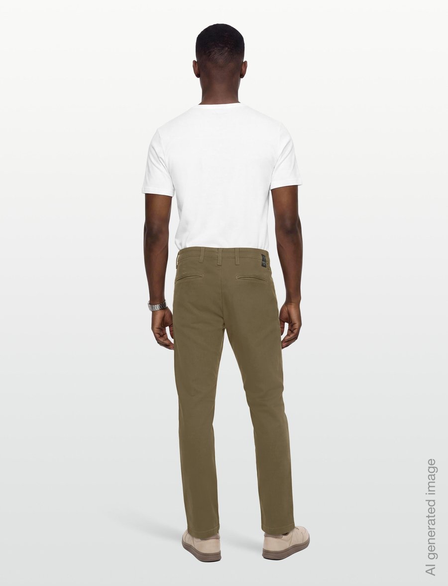 Replay - BENNI REGULAR Hyperchino Color Xlite DENIM Trousers - freizeithosen - green - 4