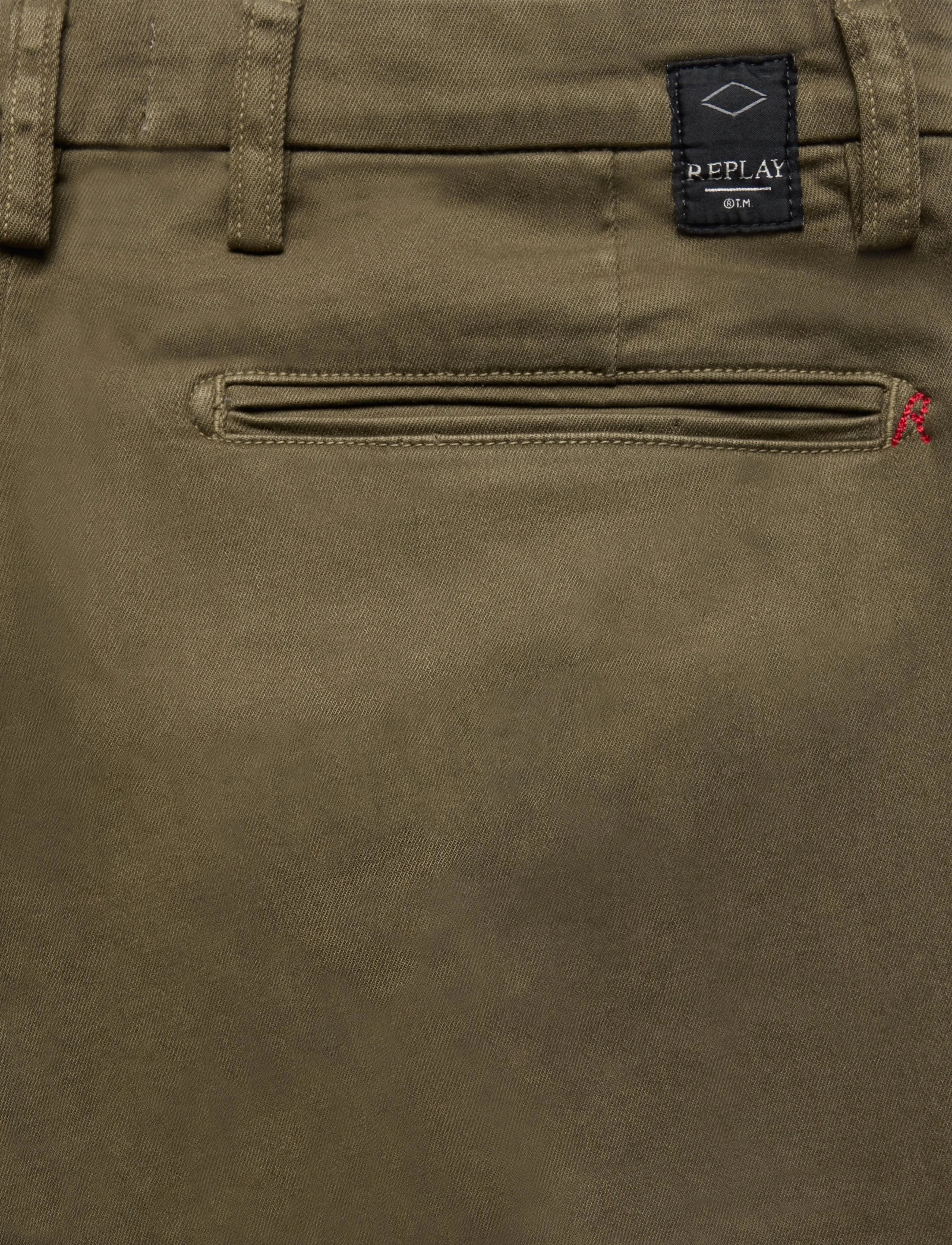Replay - BENNI REGULAR Hyperchino Color Xlite  DENIM Trousers - green - 2