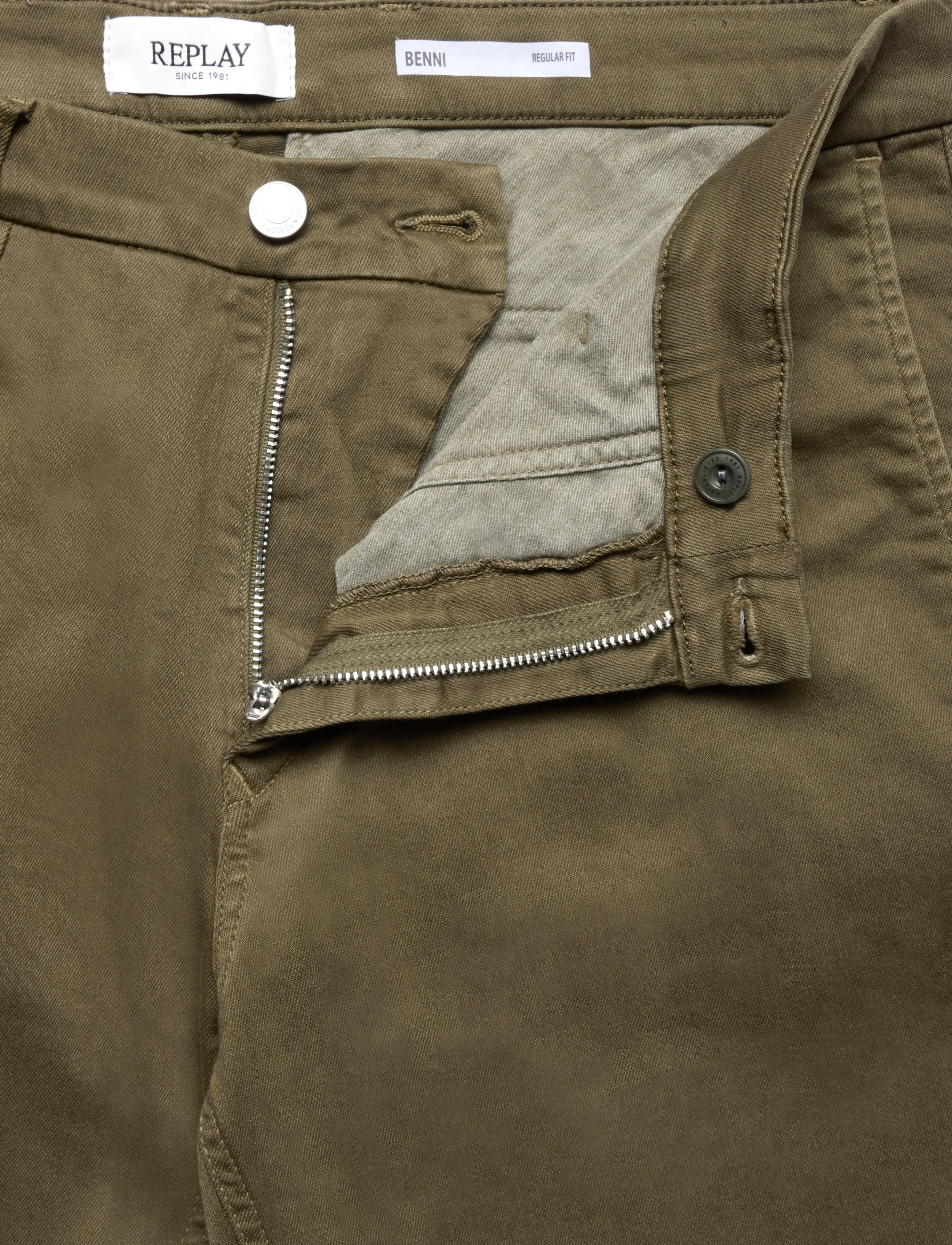 Replay - BENNI REGULAR Hyperchino Color Xlite  DENIM Trousers - green - 3