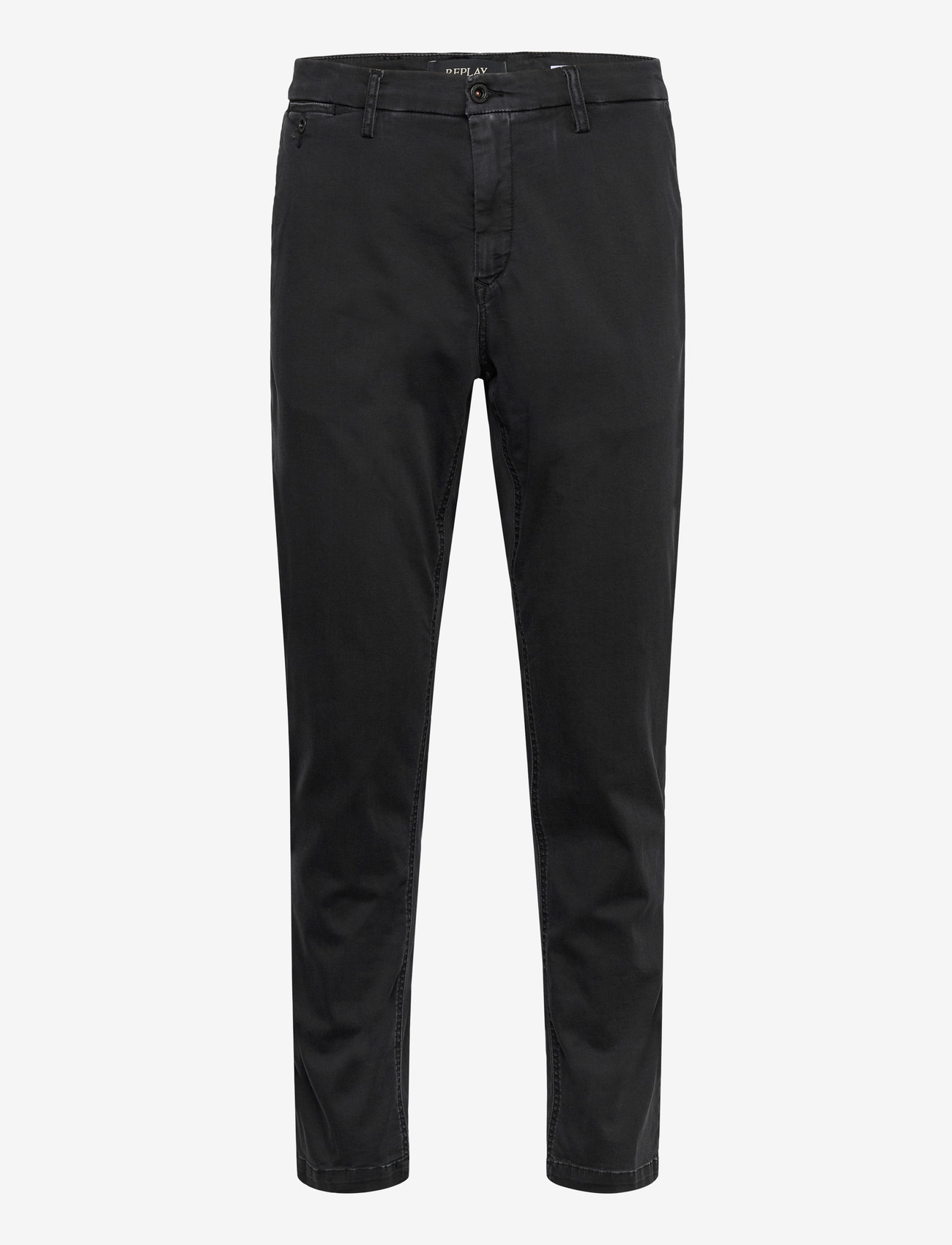 Replay - BENNI Trousers REGULAR Touch - casual bukser - black - 1
