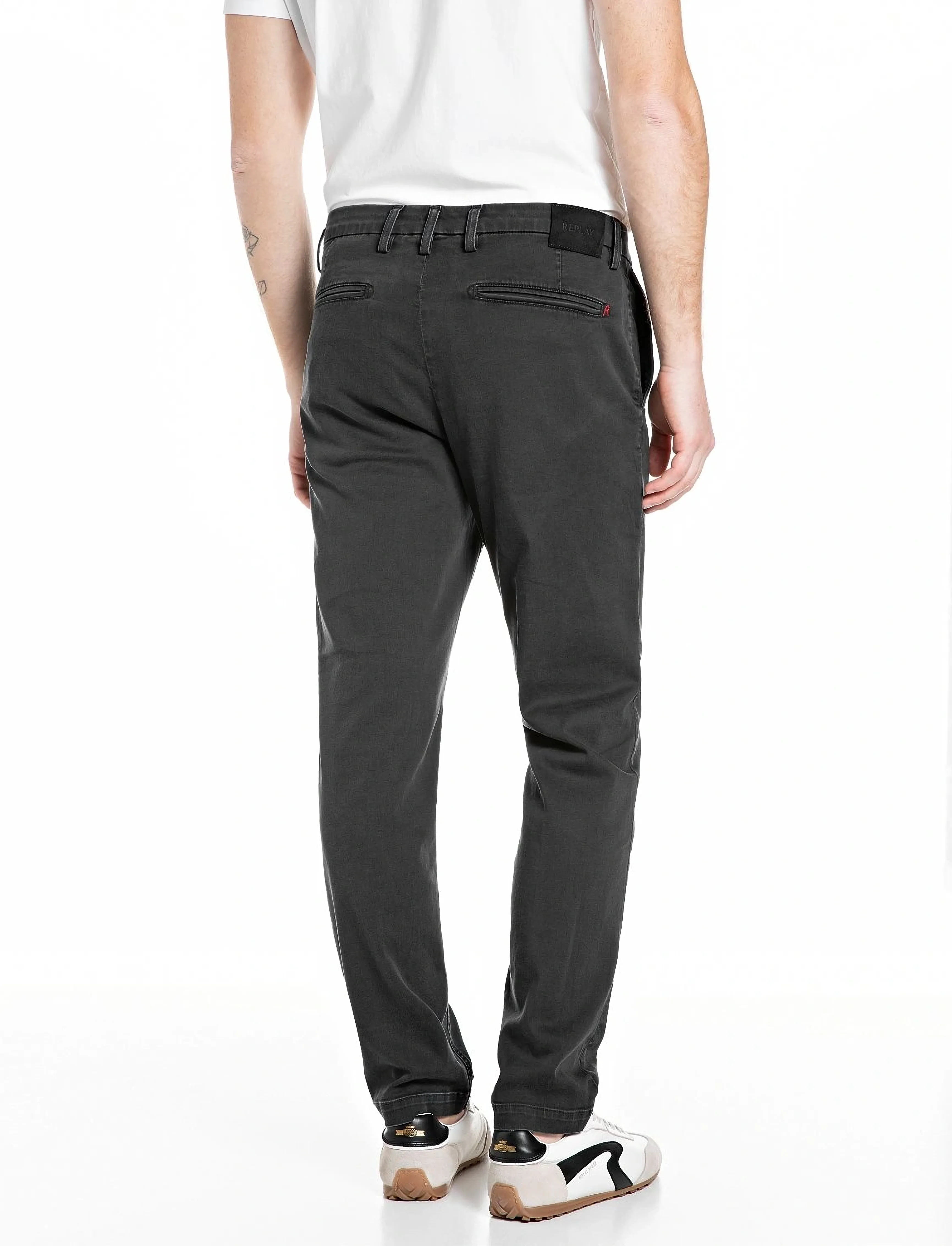 Replay - BENNI Trousers REGULAR Touch - casual - black - 3