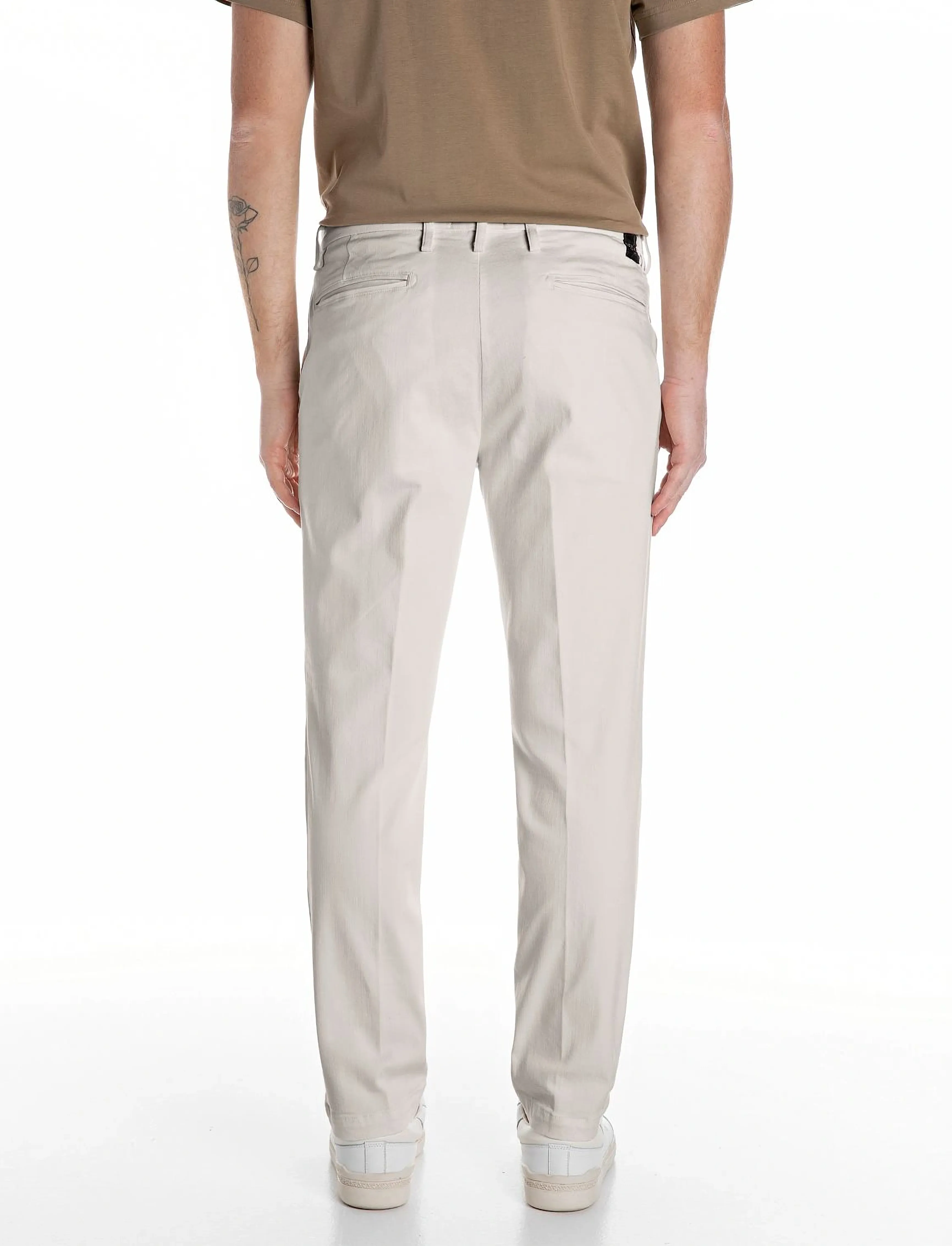 Replay - BENNI Trousers REGULAR Hyperchino Color Xlite - casual - beige - 3