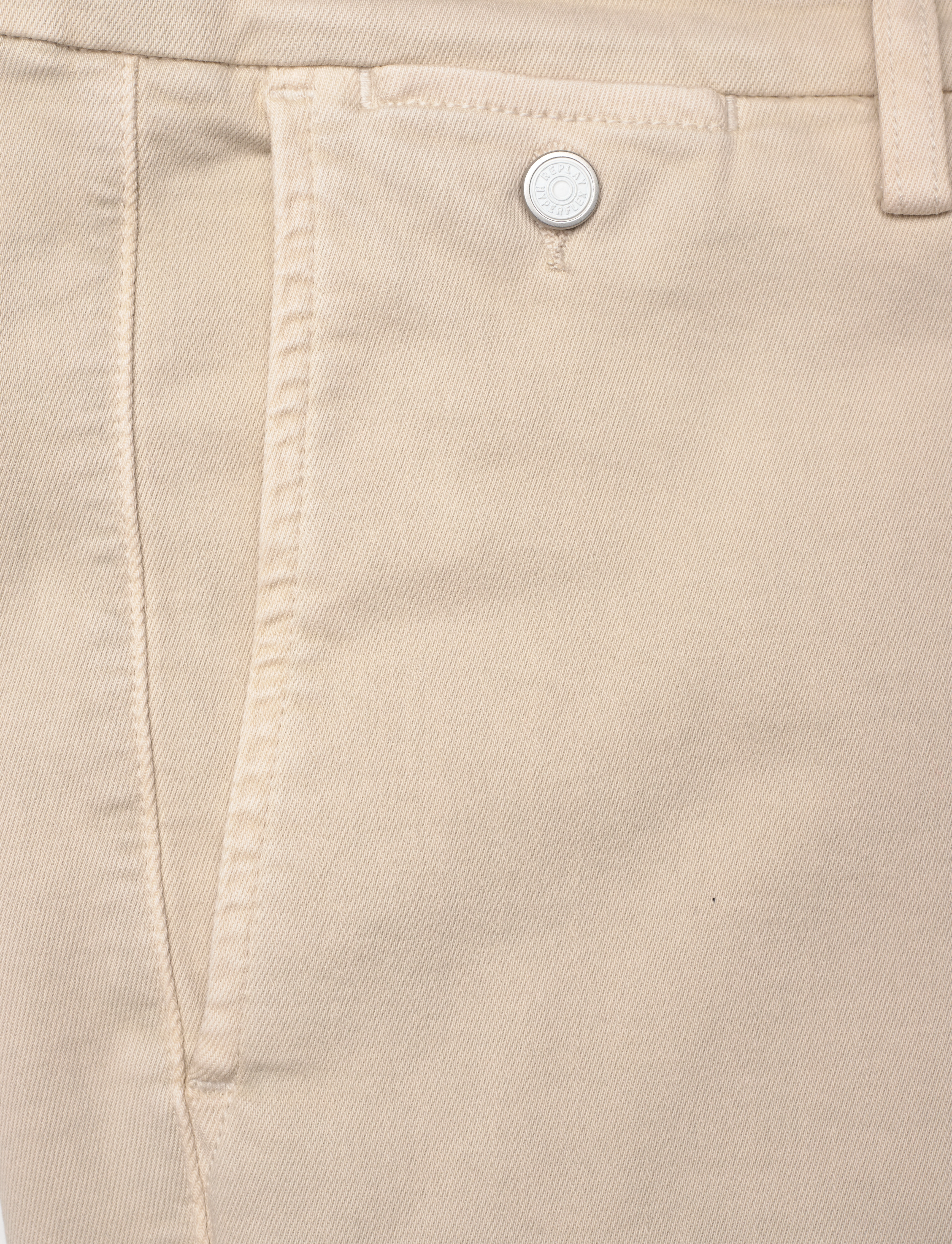 Replay - BENNI Trousers REGULAR Hyperchino Color Xlite - casual - beige - 4