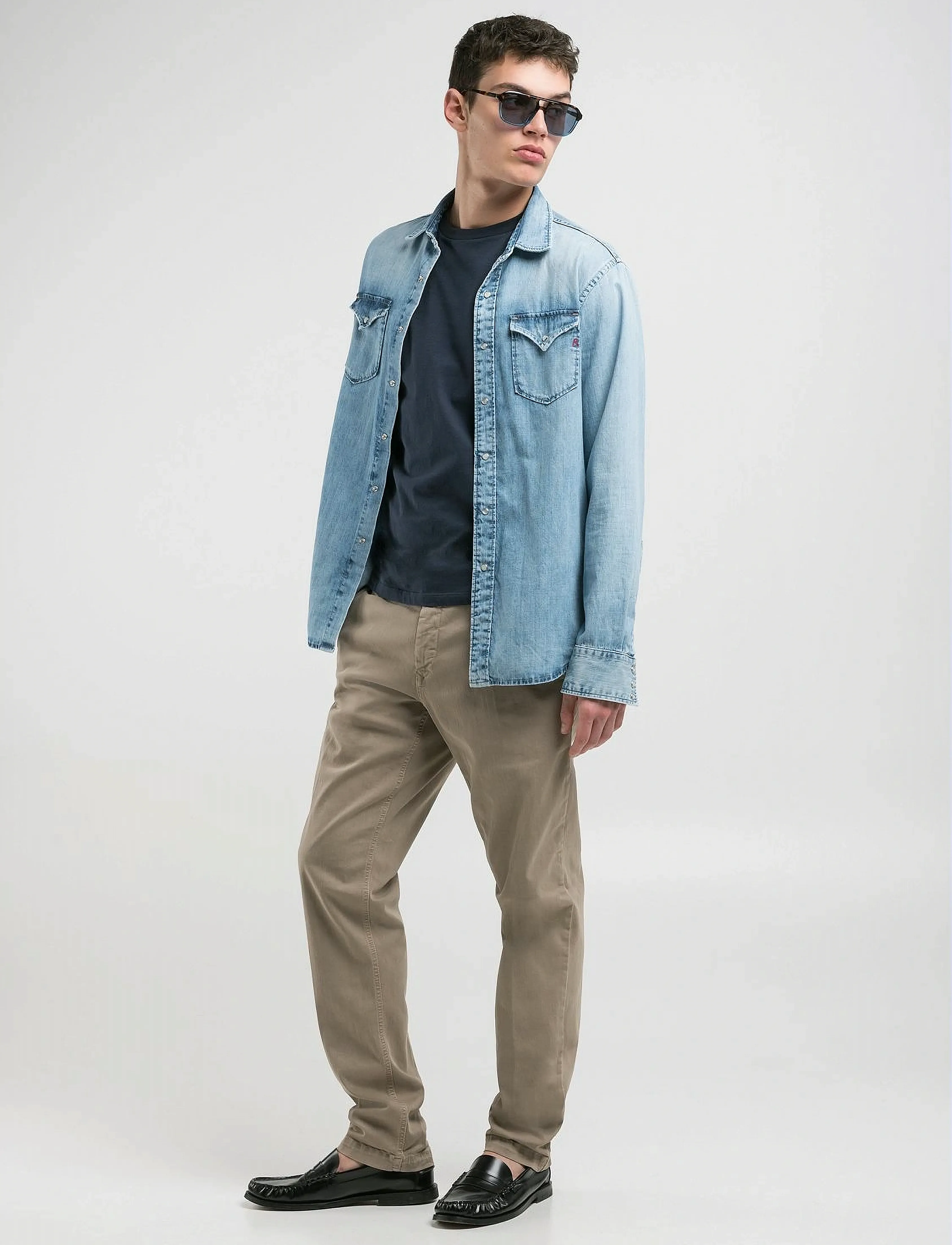 Replay - BENNI Trousers REGULAR Hyperchino Color Xlite - casual - beige - 5
