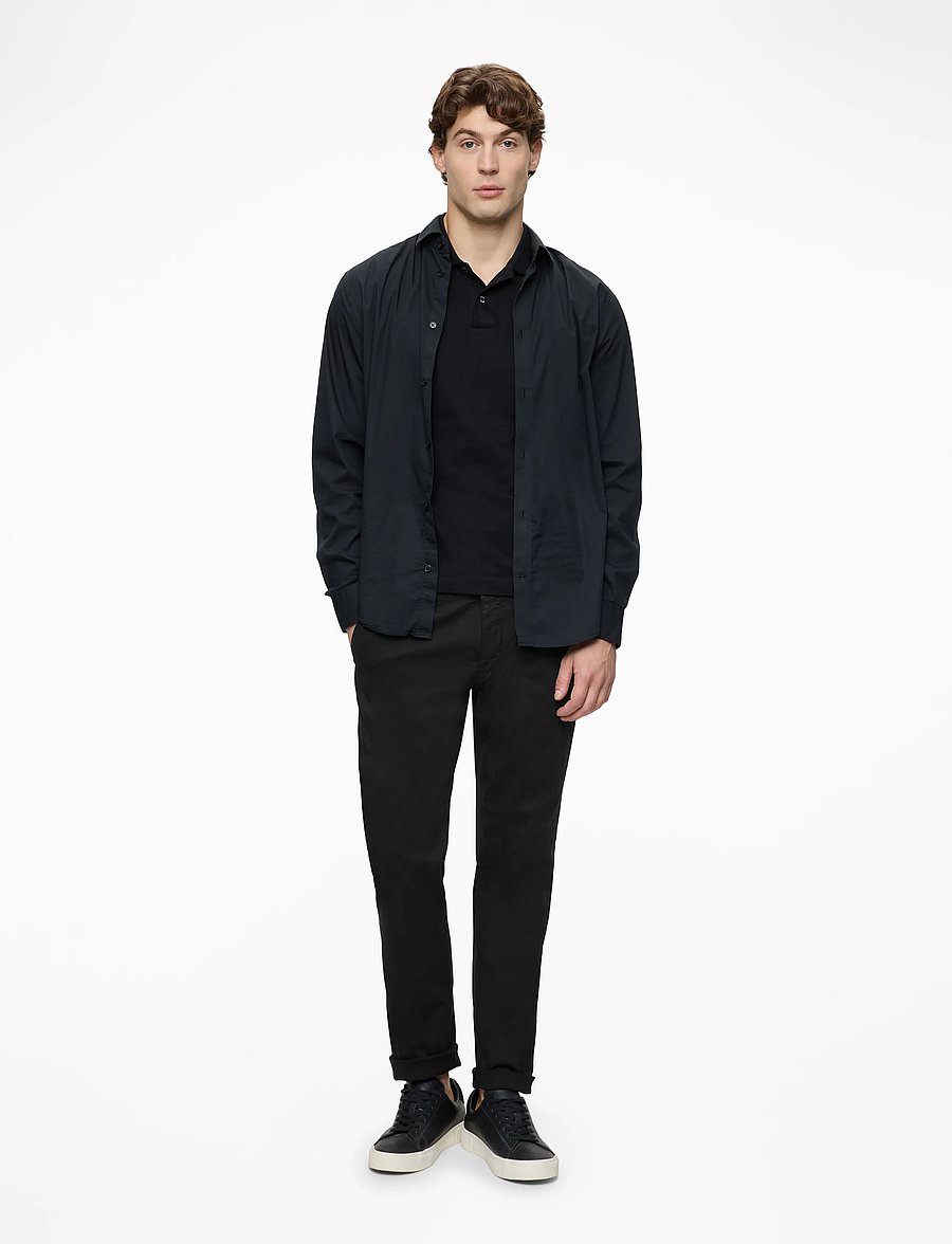 Replay - BENNI Trousers REGULAR Hyperchino Color Xlite - pantalons décontractés - black - 2