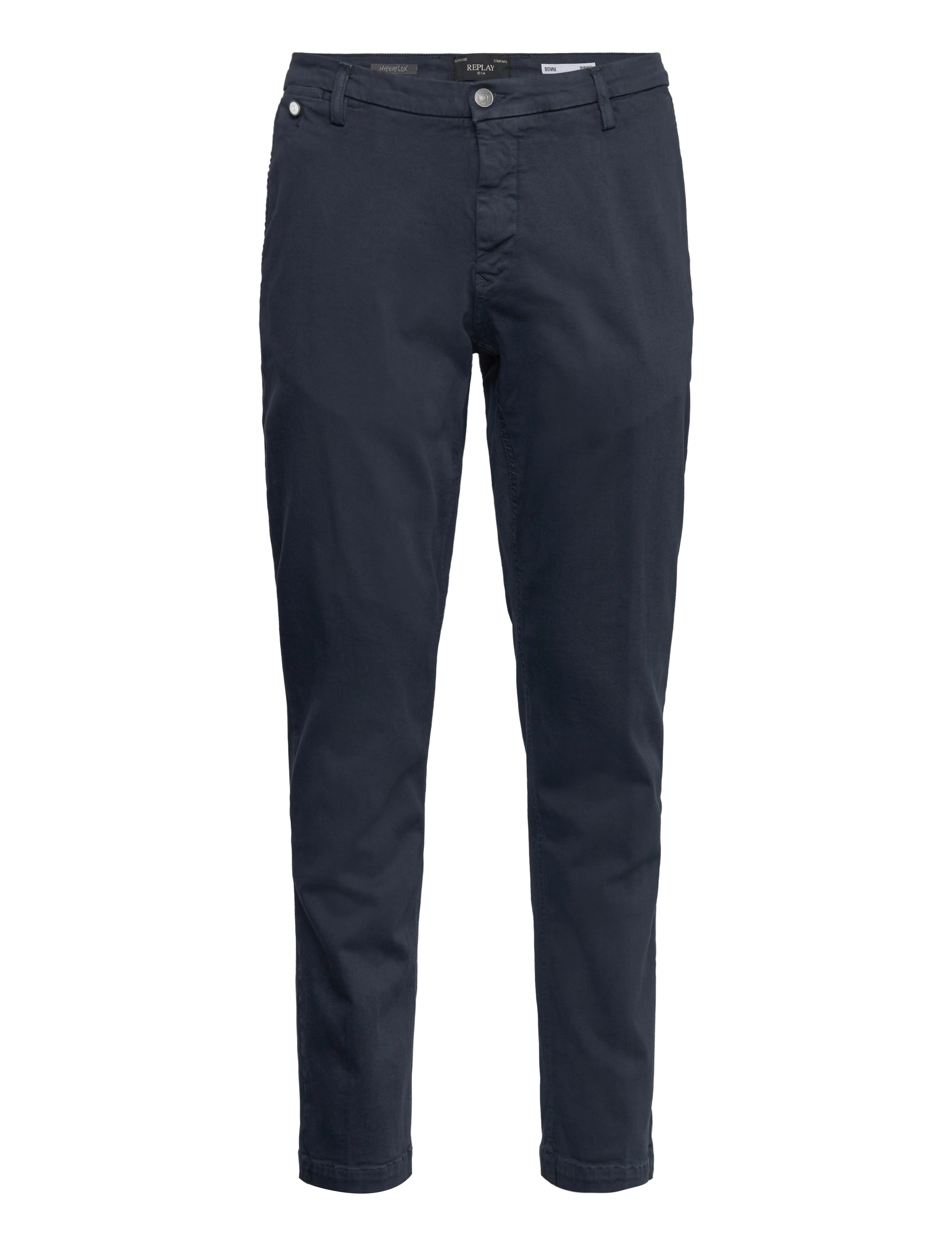 Replay BENNI Trousers REGULAR Hyperchino Color Xlite - Replay Men - BLUE / navy