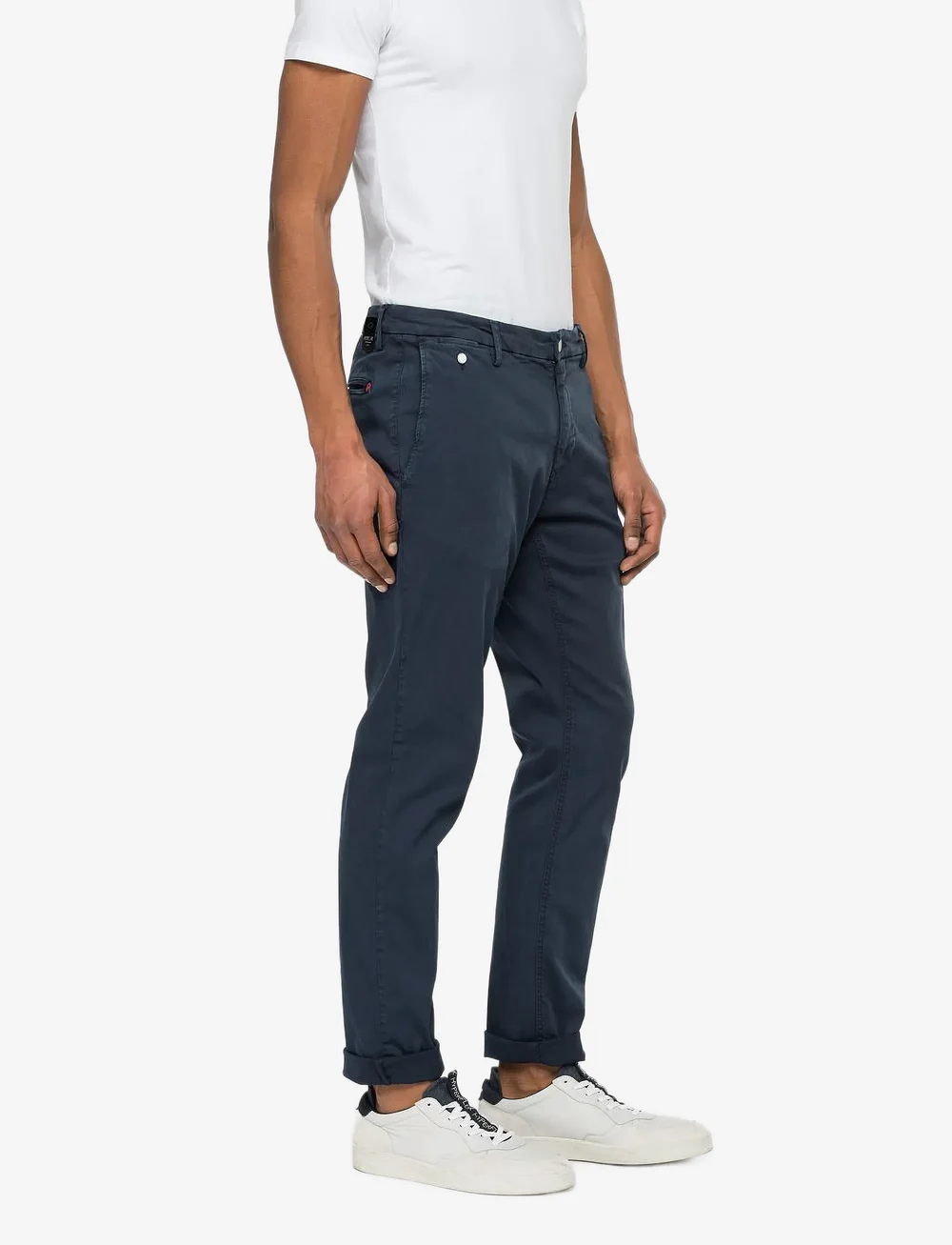 Replay - BENNI Trousers REGULAR Hyperchino Color Xlite - chinos - blue - 5
