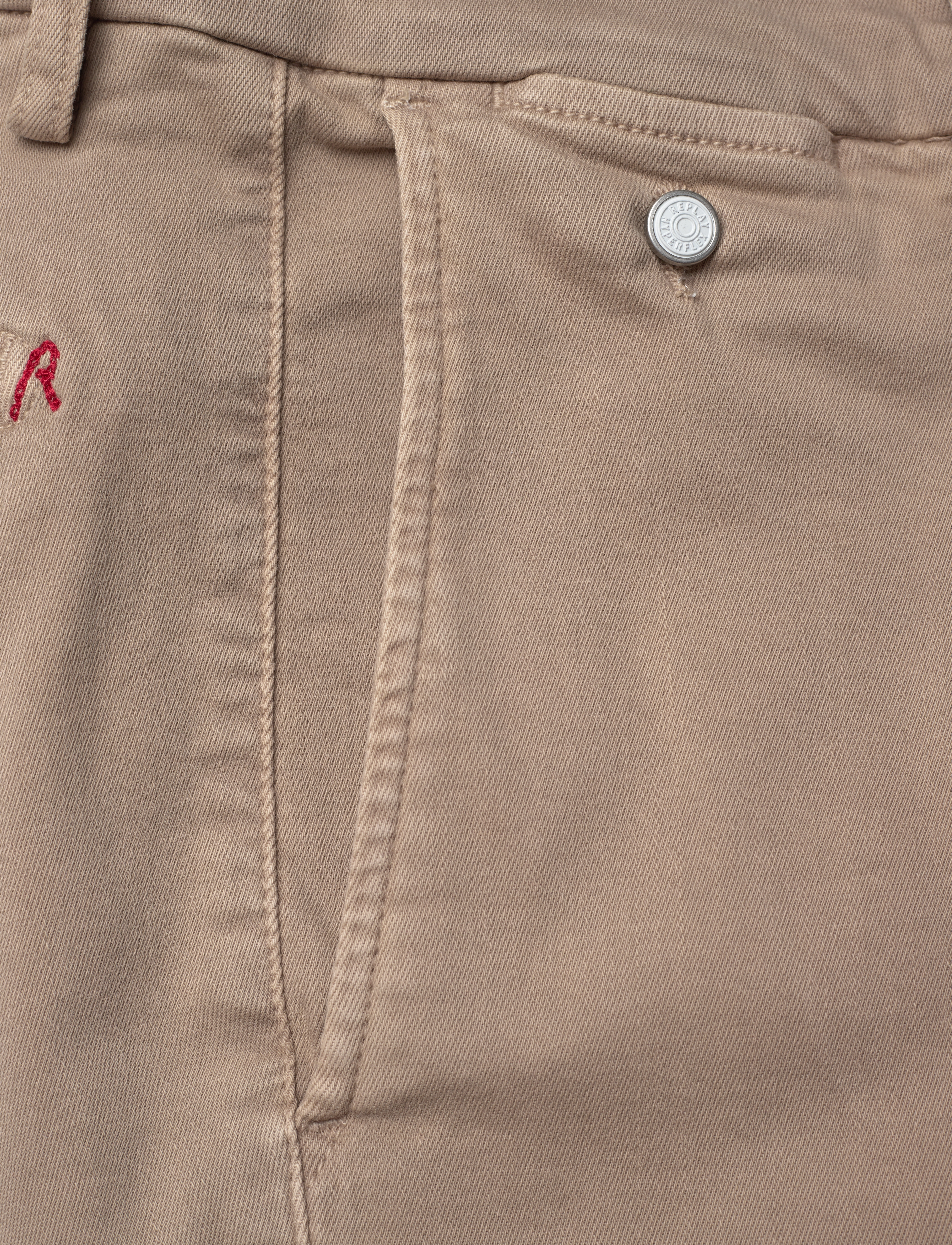 Replay - BENNI Trousers REGULAR Hyperchino Color Xlite - chinos - cream - 2