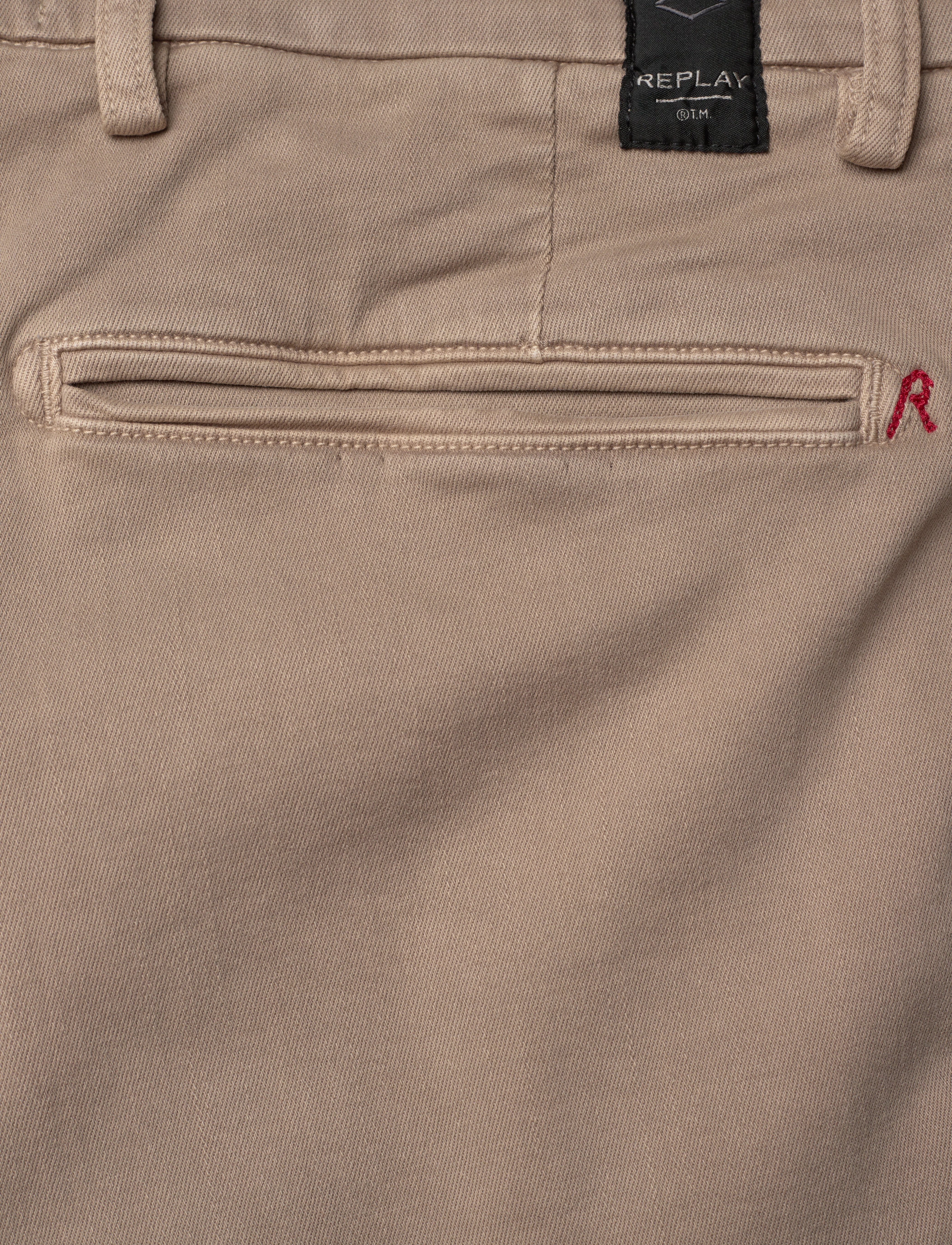Replay - BENNI Trousers REGULAR Hyperchino Color Xlite - chinos - cream - 4