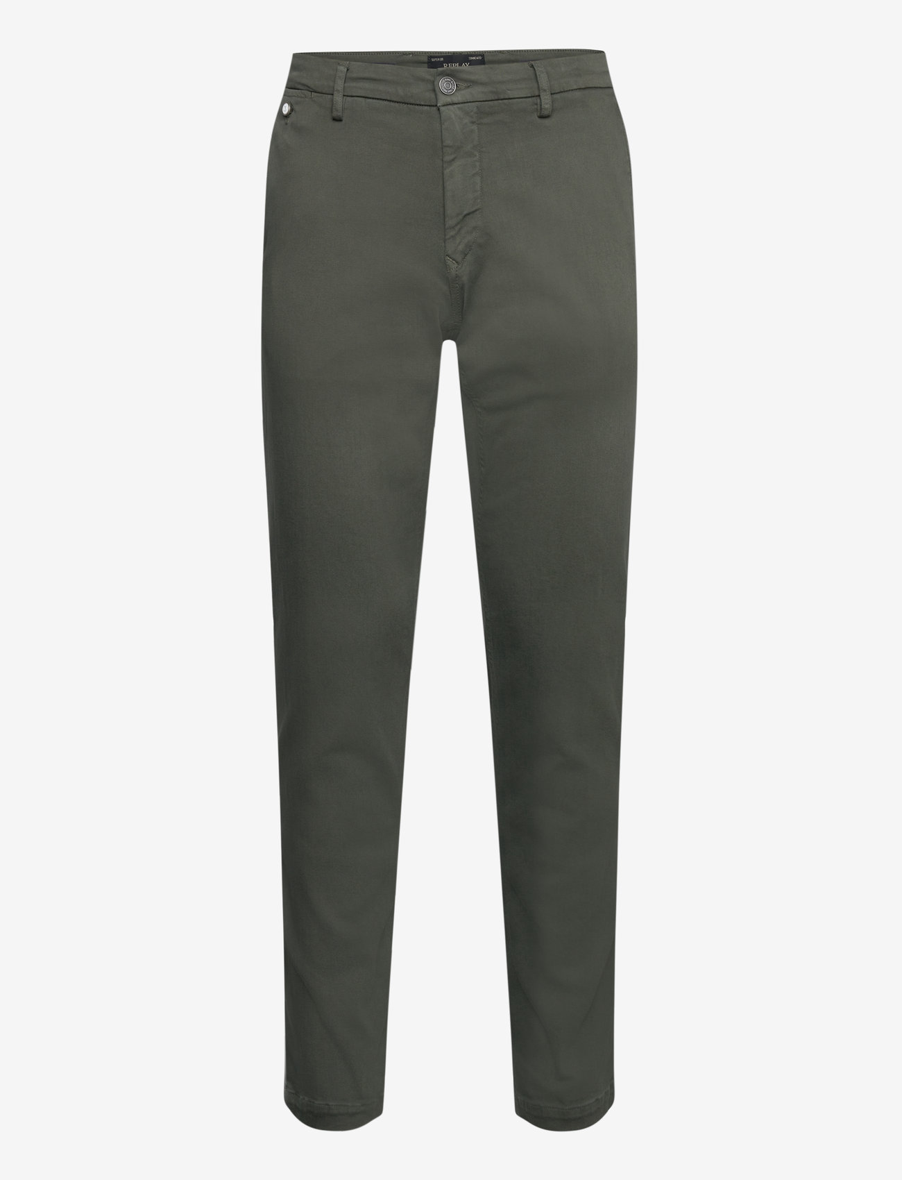 Replay - BENNI Trousers REGULAR Hyperchino Color Xlite - chinos - green - 1