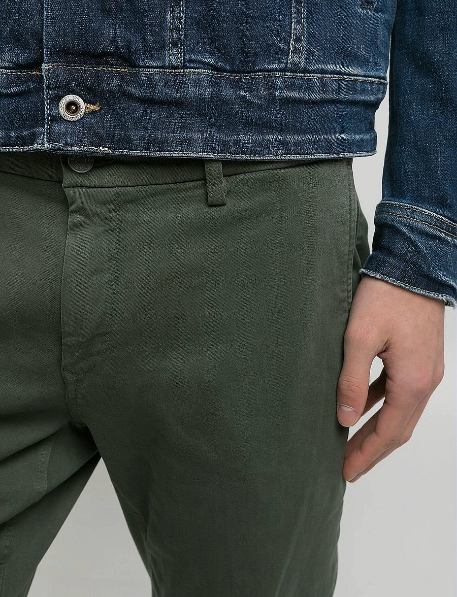 Replay - BENNI REGULAR Hyperchino Color Xlite DENIM Trousers - casual bukser - green - 5
