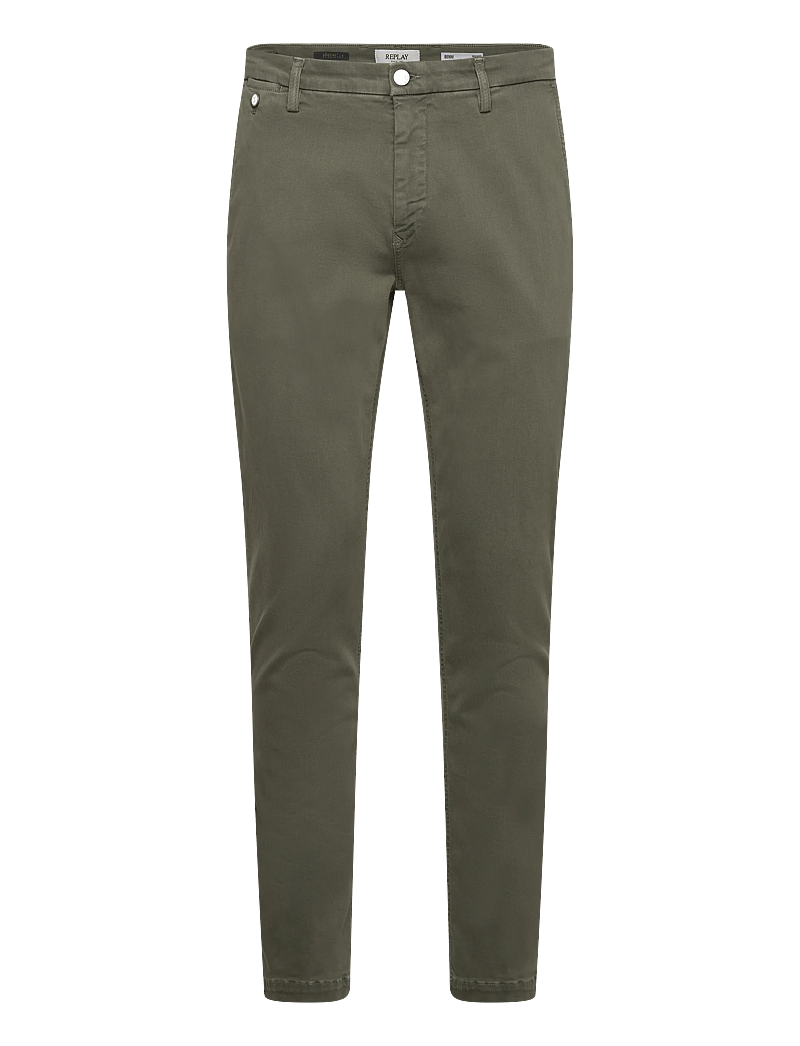 Replay - BENNI Trousers REGULAR Hyperchino Color Xlite - casual bukser - green - 1