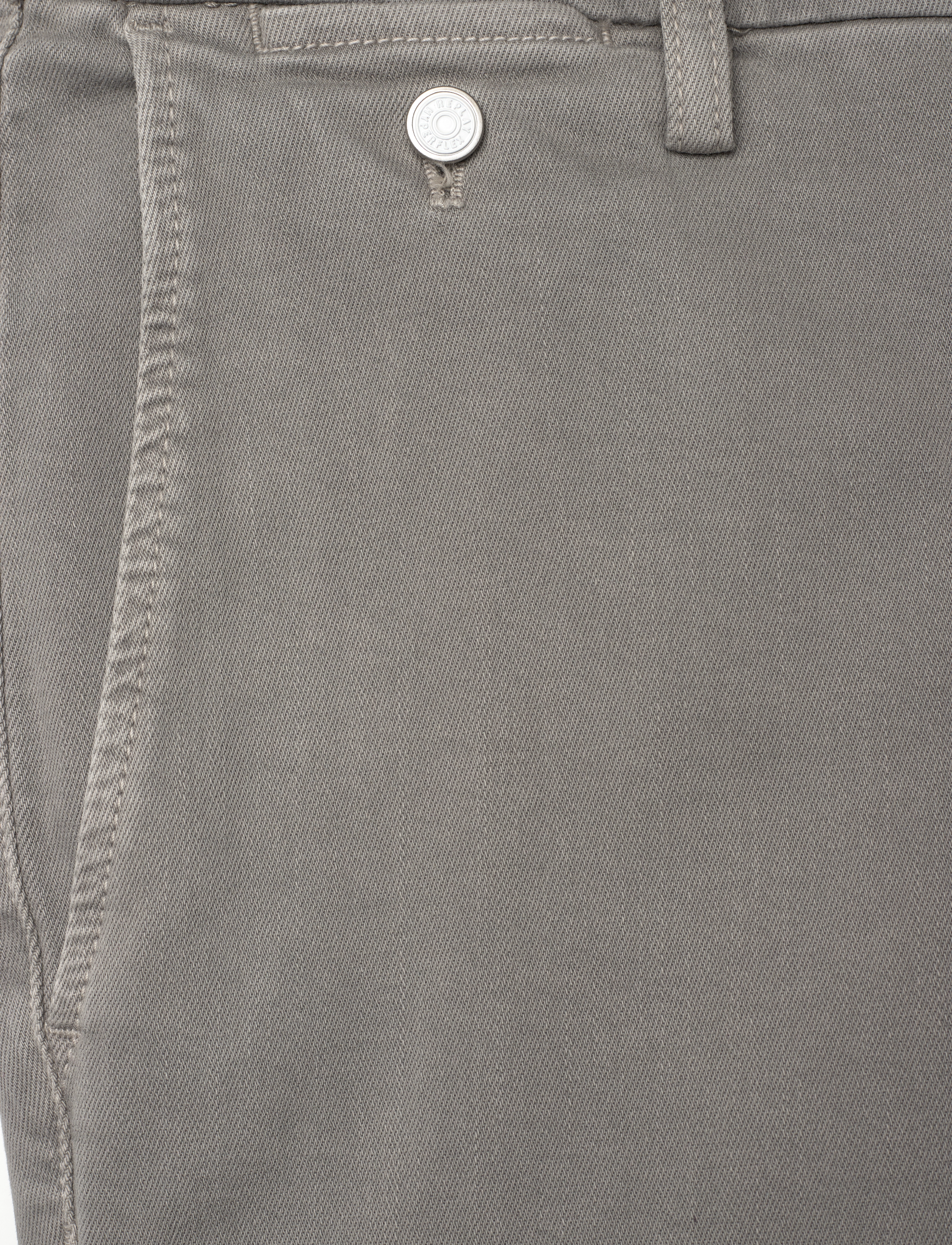 Replay - BENNI REGULAR Hyperchino Color Xlite  DENIM Trousers ALABASTER - vabaaja püksid - grey - 3