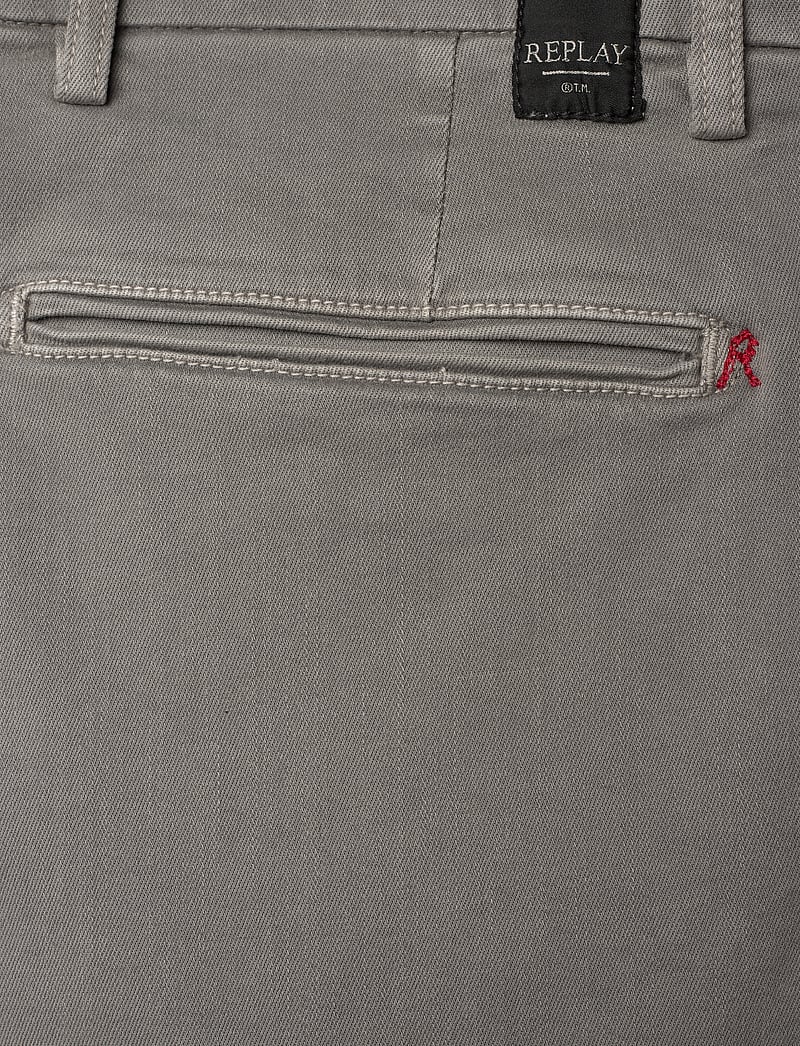 Replay - BENNI Trousers REGULAR Hyperchino Color Xlite - chinot - grey - 5