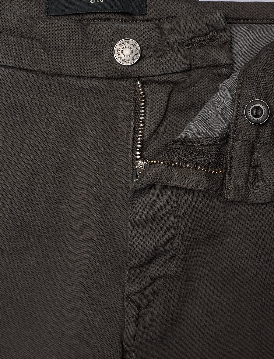 Replay - BENNI Trousers REGULAR Hyperchino Color Xlite - vabaajapüksid - grey - 5