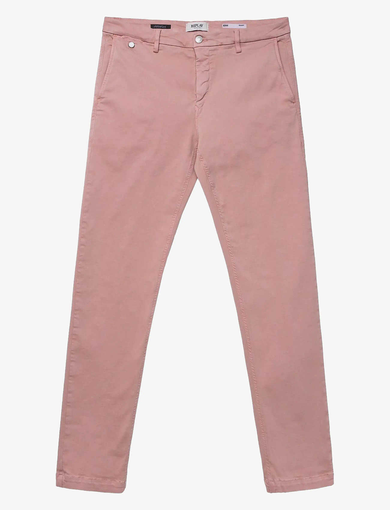 Replay - BENNI Trousers REGULAR Hyperchino Color Xlite - casual bukser - pink - 1